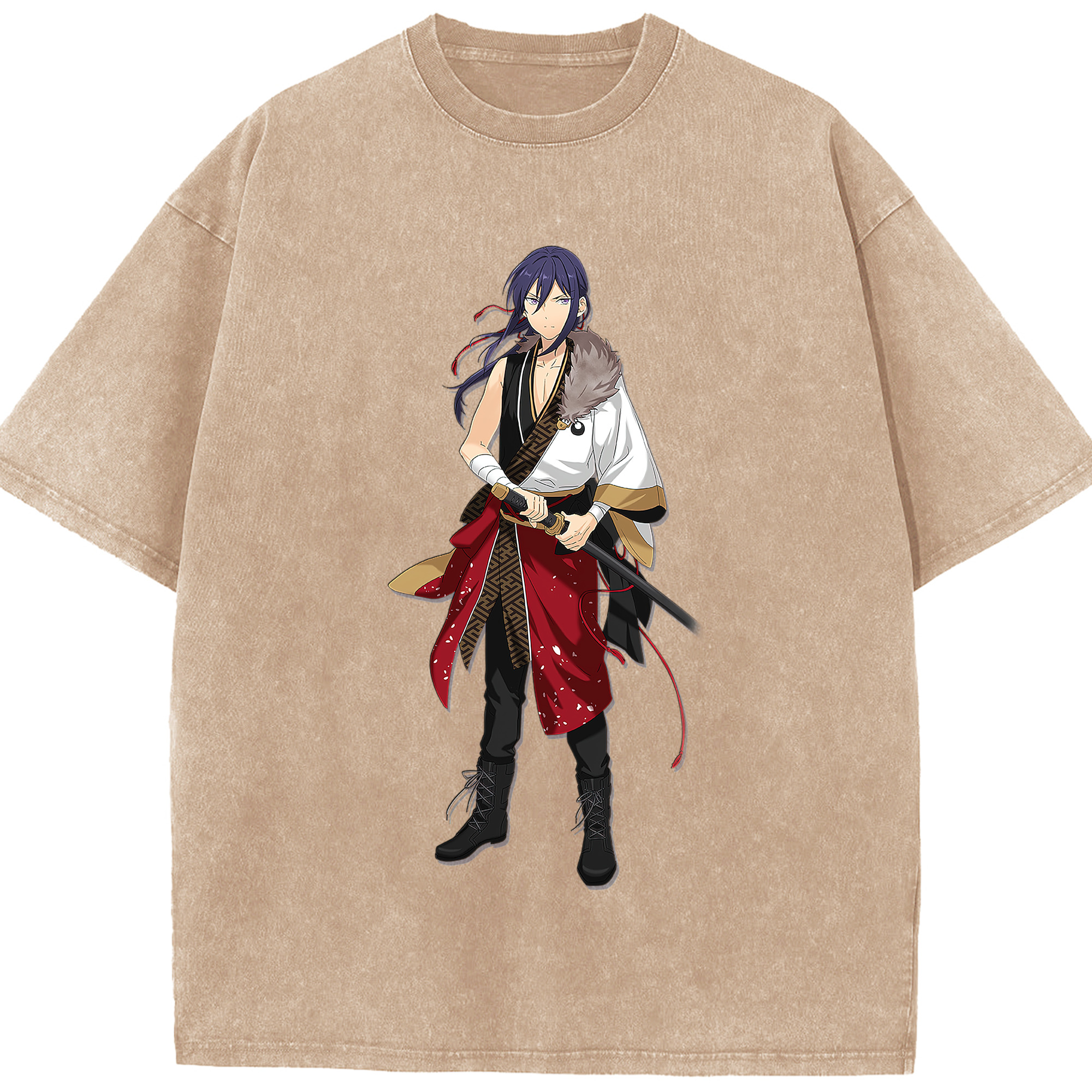 （画像用） あんさんぶるスターズ! Ensemble Stars 綿100% ヴィンテージ風 半袖Tシャツ（フロントプリント）