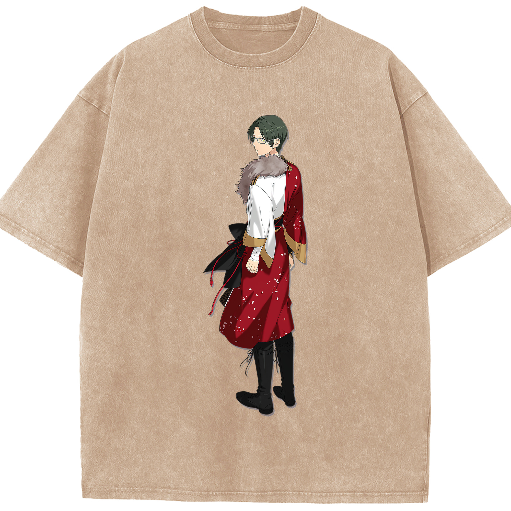 （画像用） あんさんぶるスターズ! Ensemble Stars 綿100% ヴィンテージ風 半袖Tシャツ（フロントプリント）