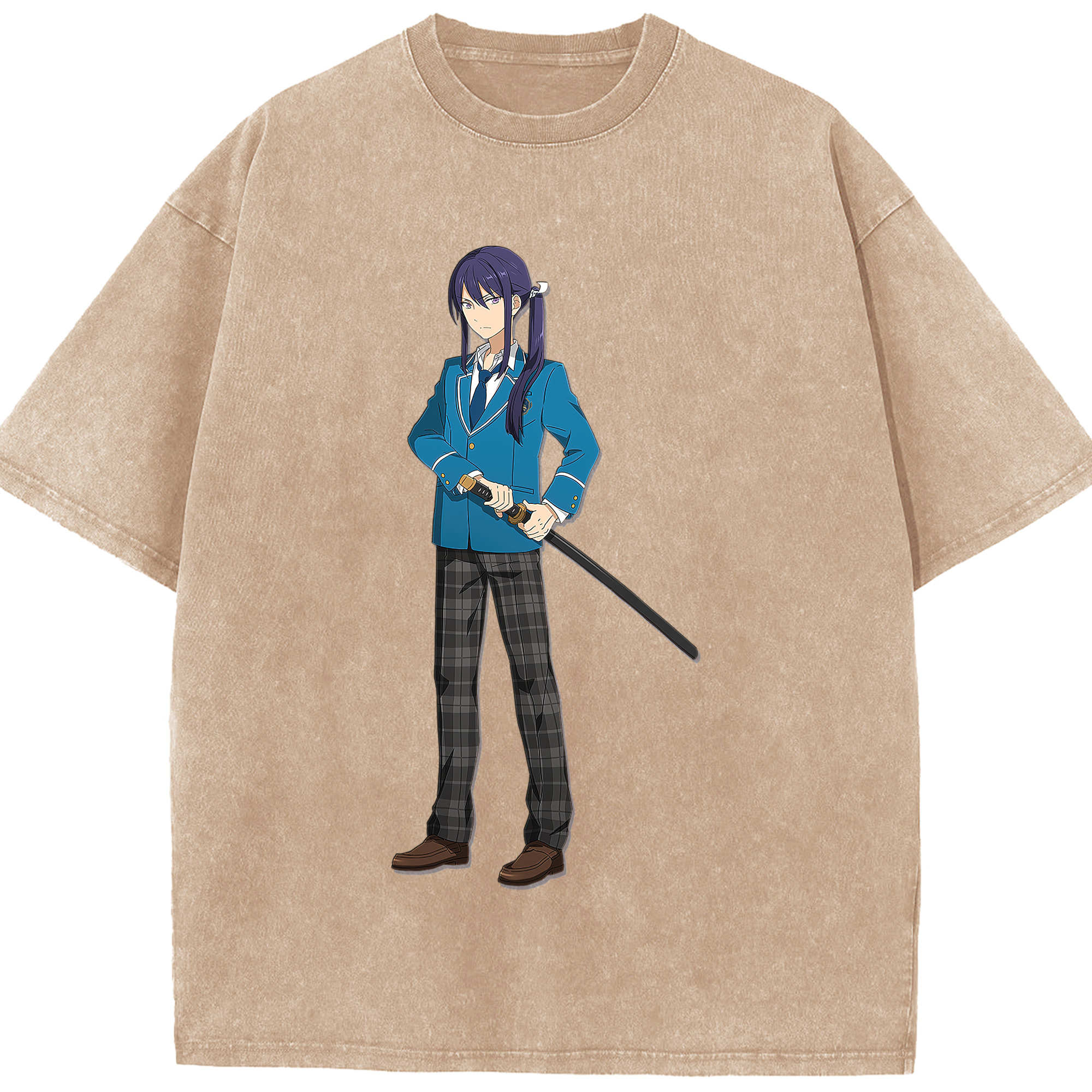 （画像用） あんさんぶるスターズ! Ensemble Stars 綿100% ヴィンテージ風 半袖Tシャツ（フロントプリント）