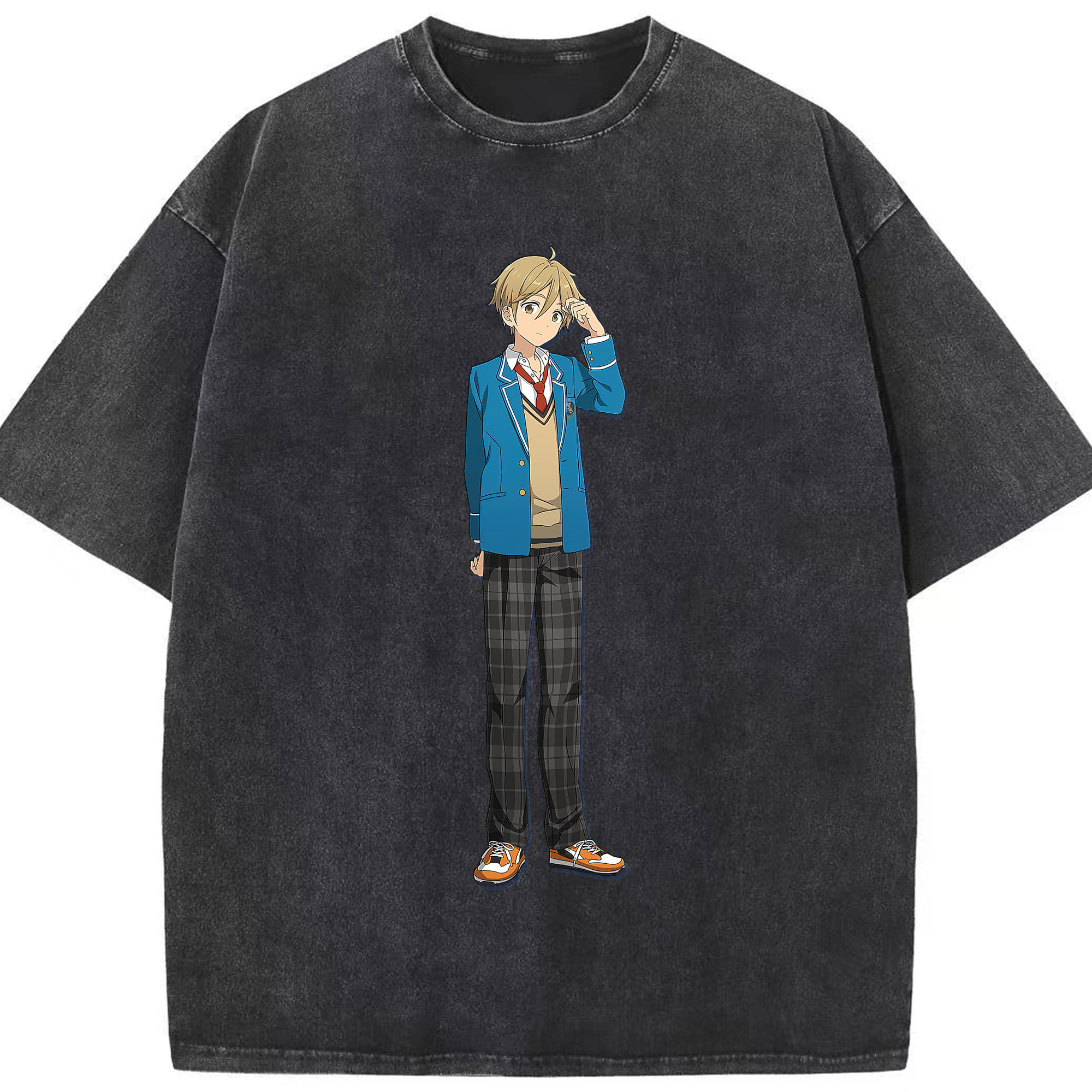 （画像用） あんさんぶるスターズ! Ensemble Stars 綿100% ヴィンテージ風 半袖Tシャツ（フロントプリント）
