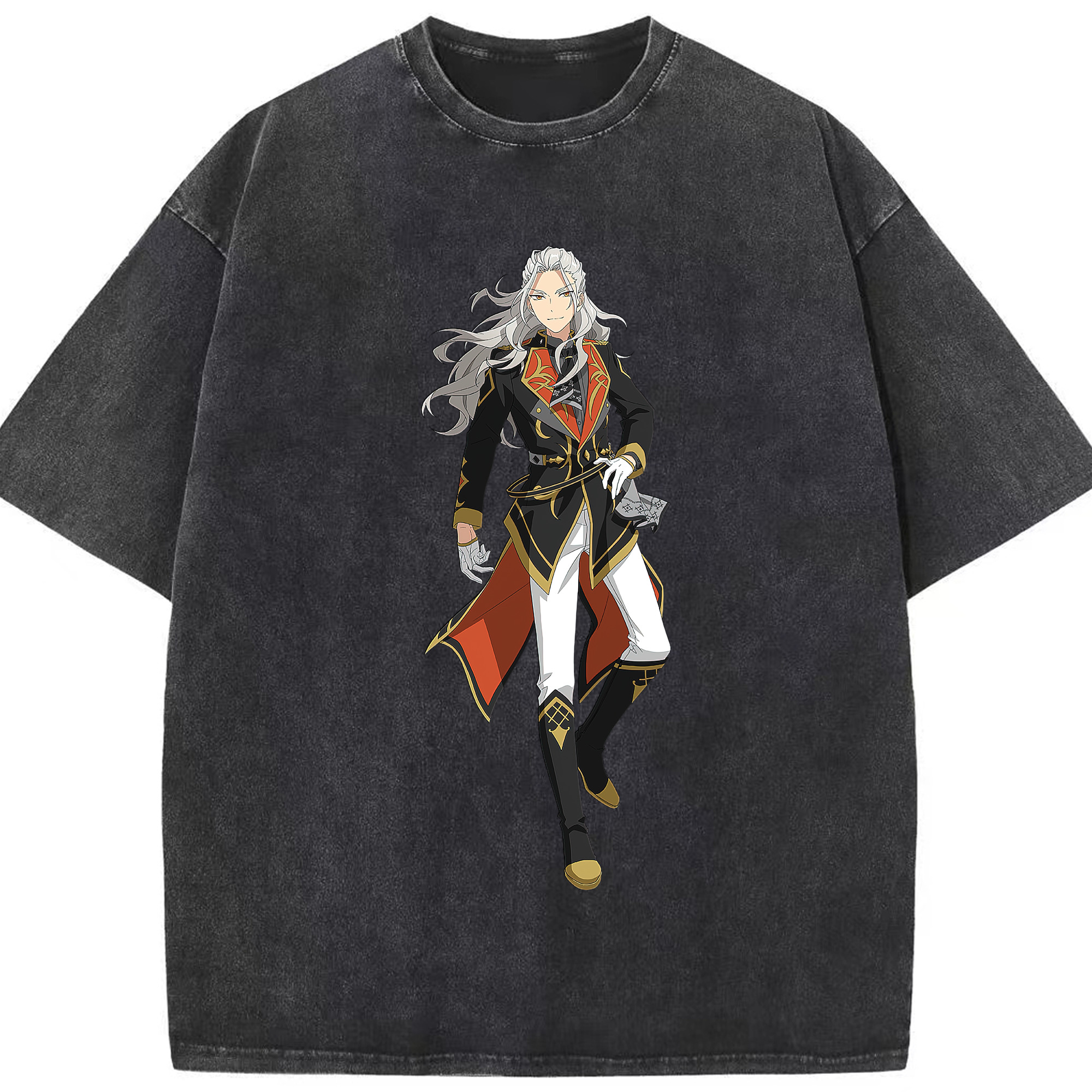 （画像用） あんさんぶるスターズ! Ensemble Stars 綿100% ヴィンテージ風 半袖Tシャツ（フロントプリント）