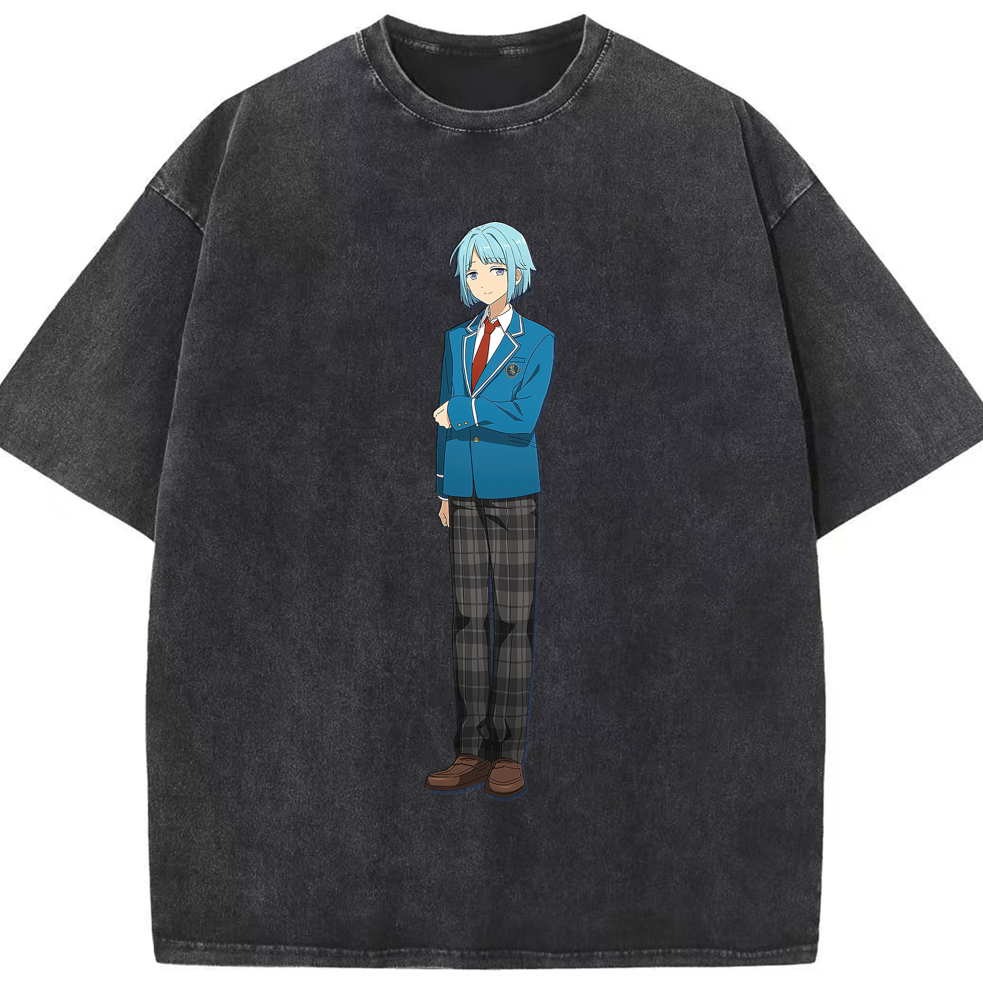 （画像用） あんさんぶるスターズ! Ensemble Stars 綿100% ヴィンテージ風 半袖Tシャツ（フロントプリント）