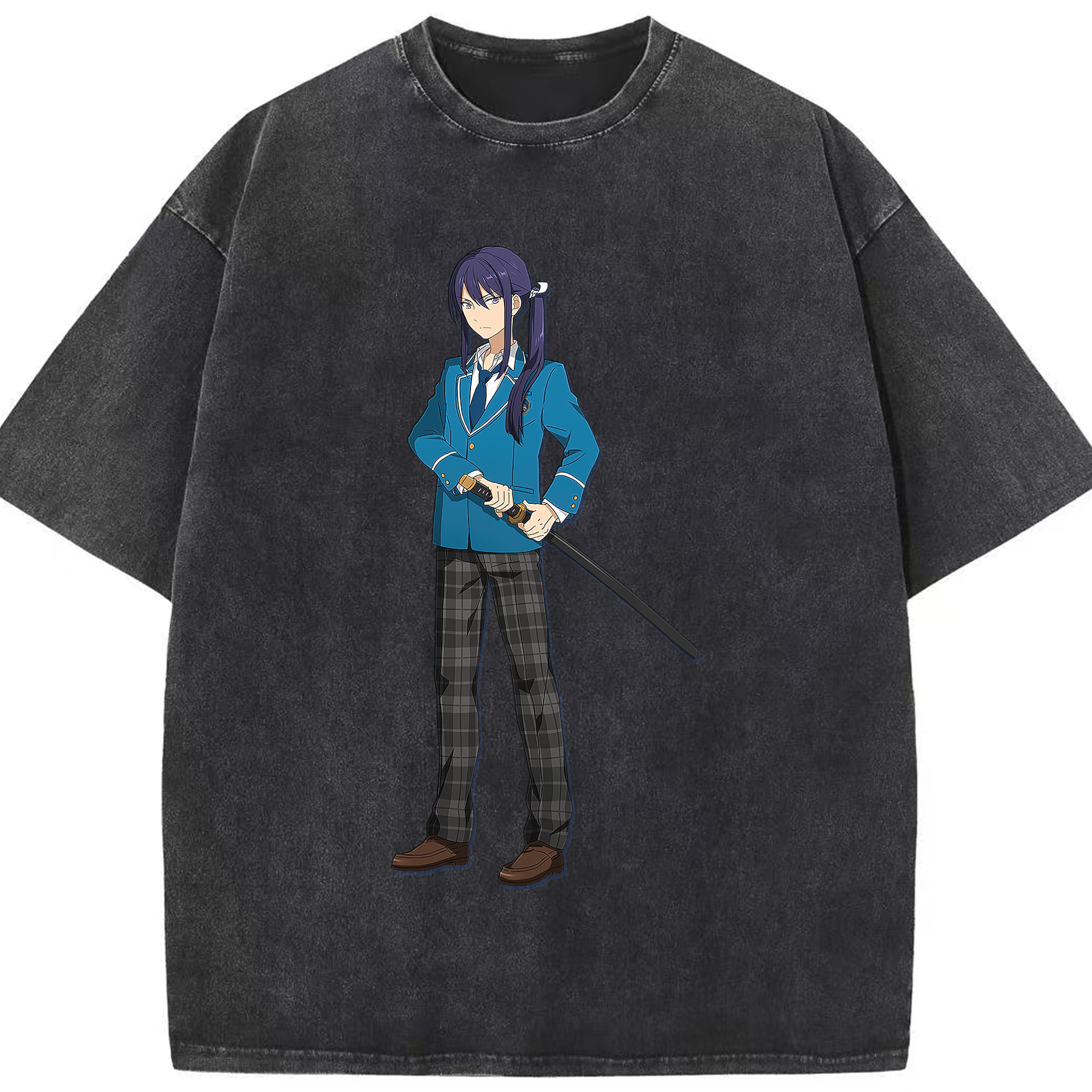 （画像用） あんさんぶるスターズ! Ensemble Stars 綿100% ヴィンテージ風 半袖Tシャツ（フロントプリント）