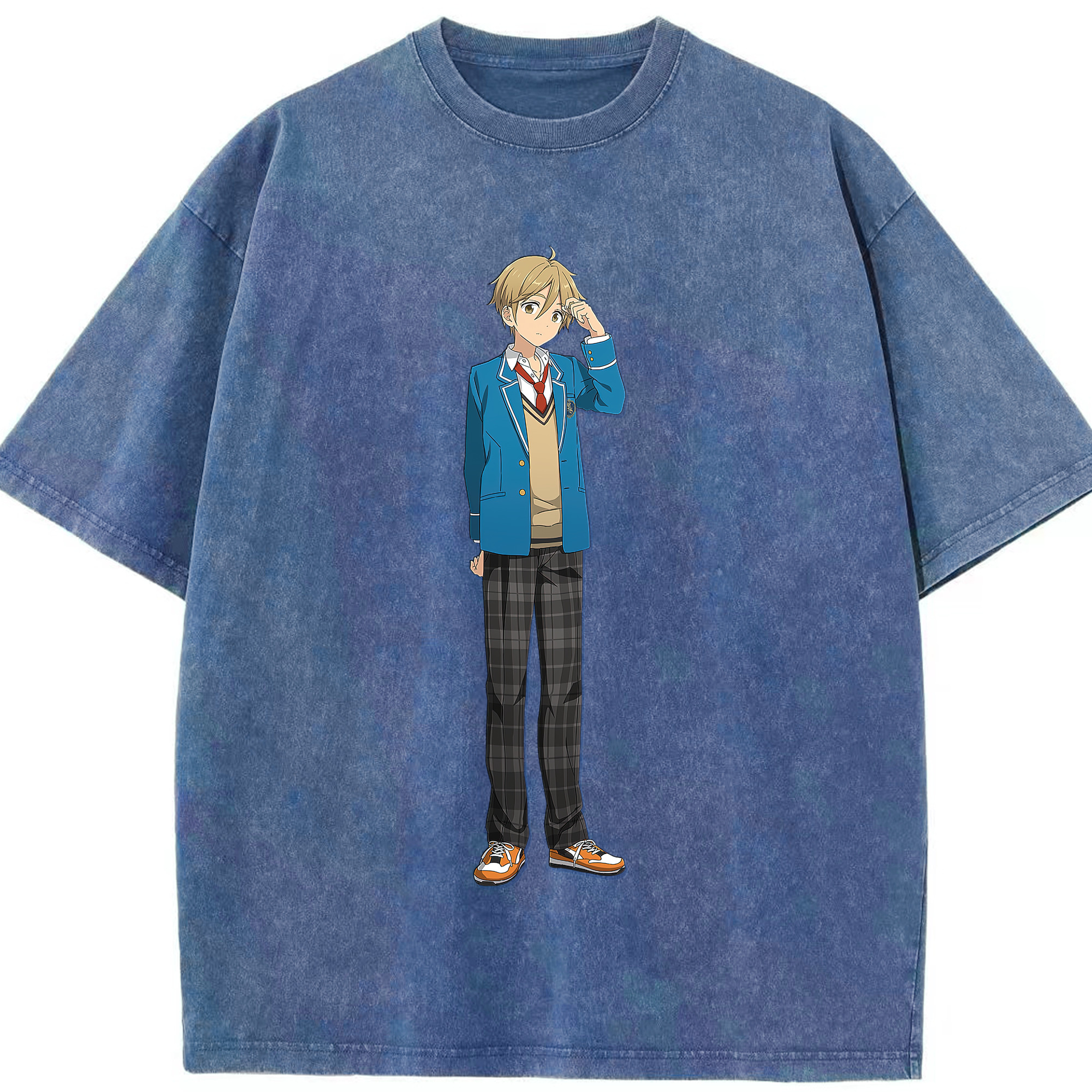 （画像用） あんさんぶるスターズ! Ensemble Stars 綿100% ヴィンテージ風 半袖Tシャツ（フロントプリント）