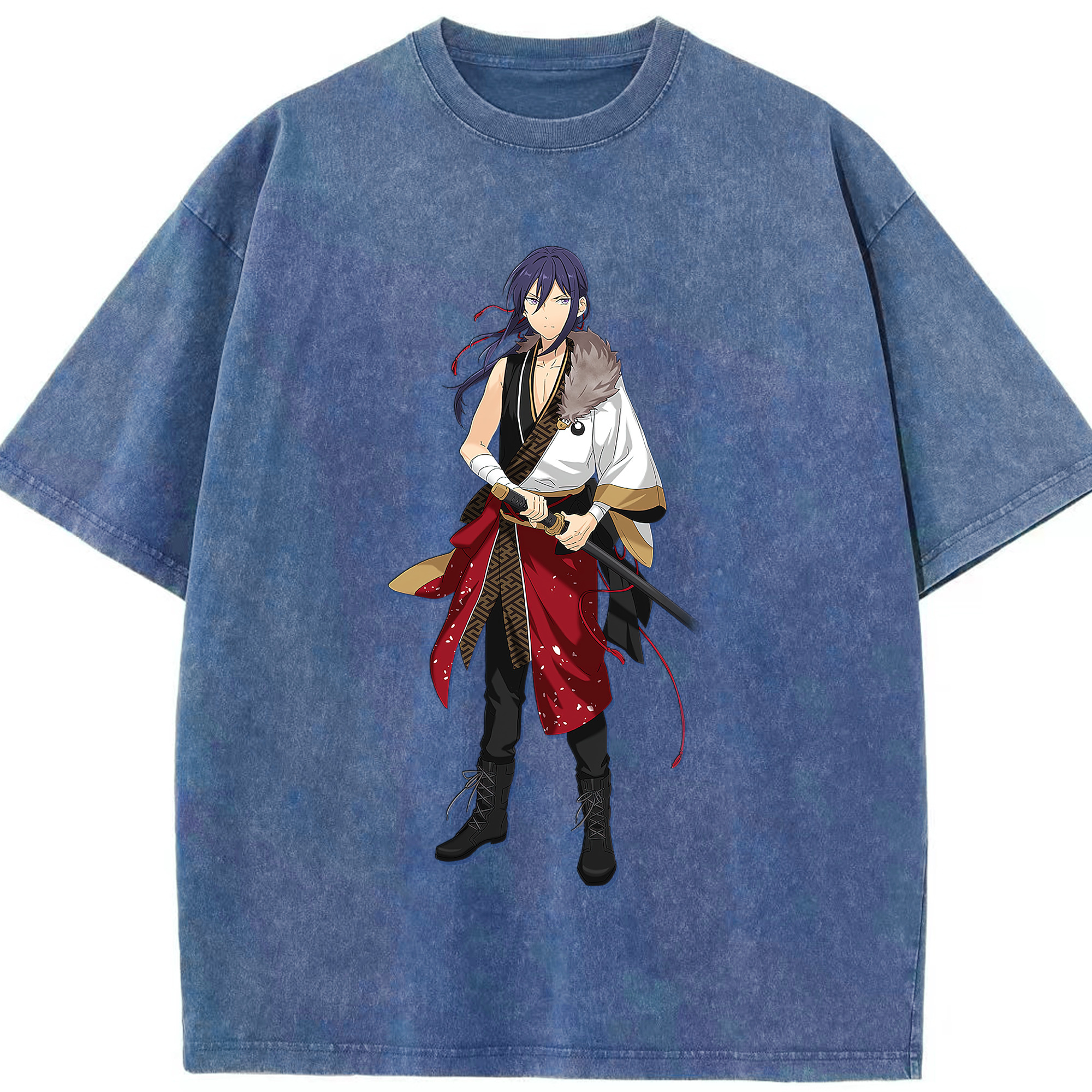 （画像用） あんさんぶるスターズ! Ensemble Stars 綿100% ヴィンテージ風 半袖Tシャツ（フロントプリント）
