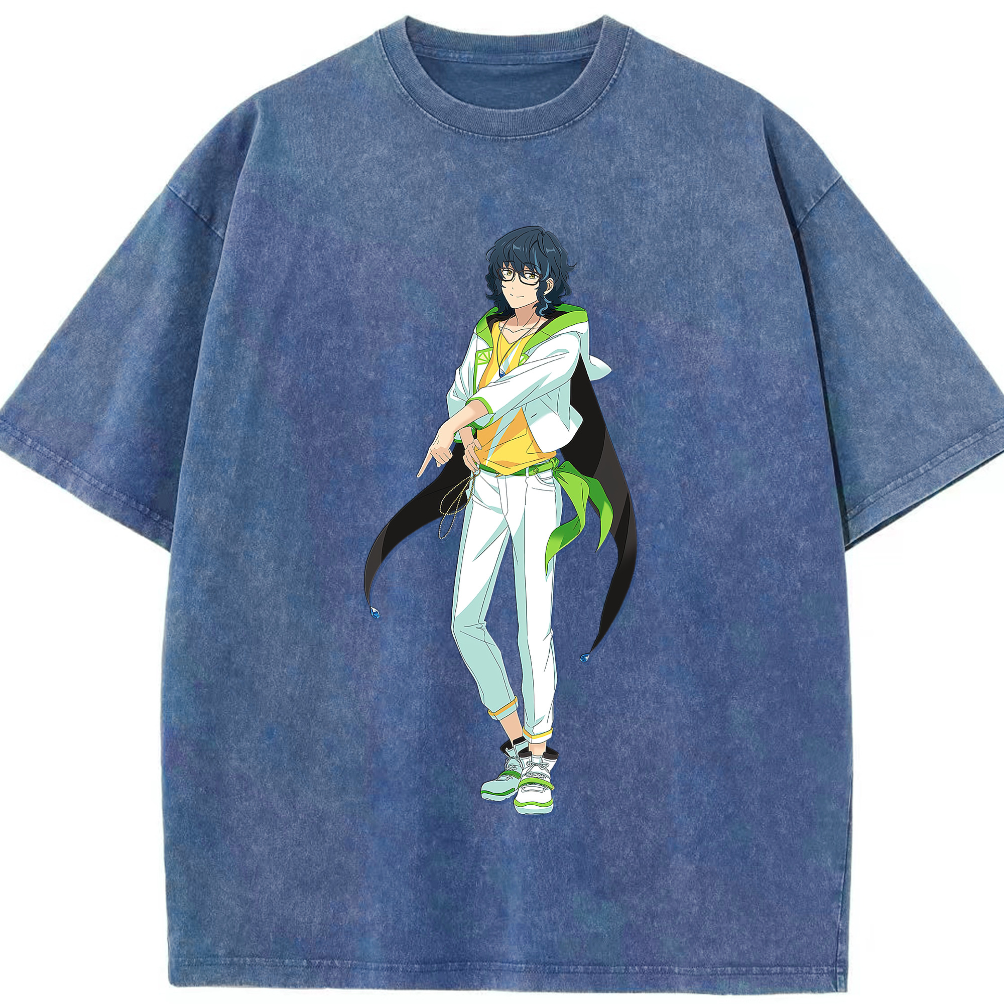（画像用） あんさんぶるスターズ! Ensemble Stars 綿100% ヴィンテージ風 半袖Tシャツ（フロントプリント）