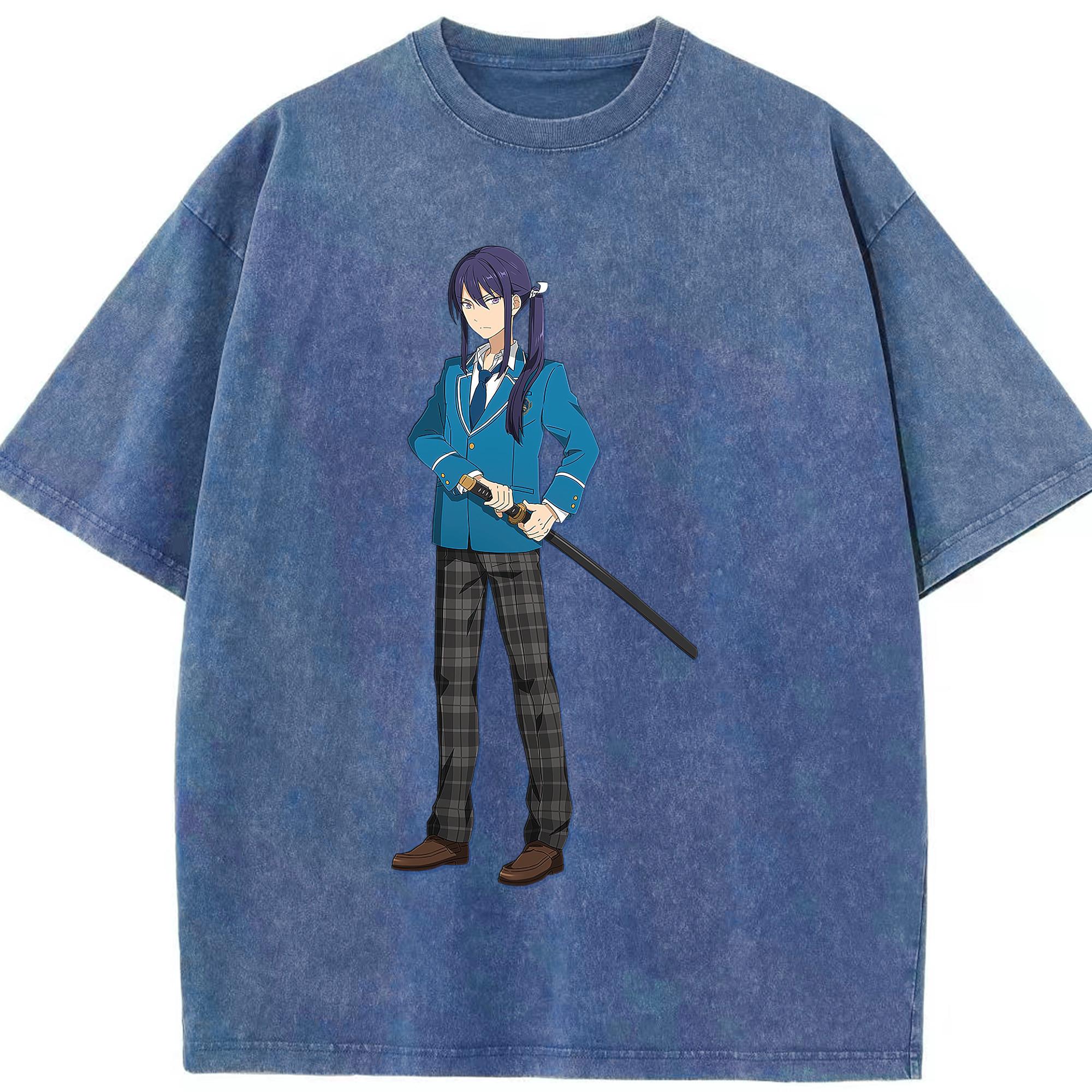 （画像用） あんさんぶるスターズ! Ensemble Stars 綿100% ヴィンテージ風 半袖Tシャツ（フロントプリント）