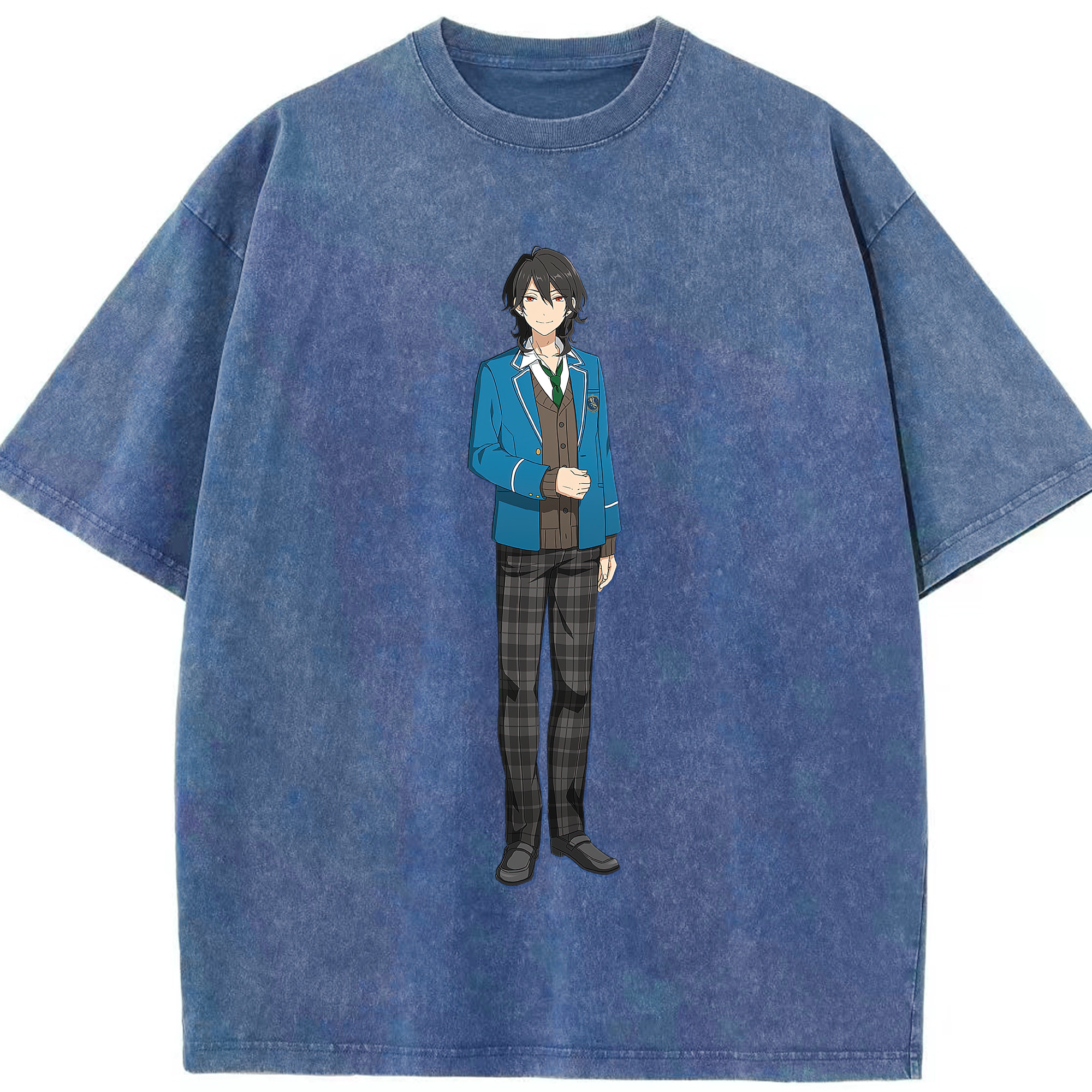 あんさんぶるスターズ! Ensemble Stars 綿100% ヴィンテージ風 半袖Tシャツ（フロントプリント）