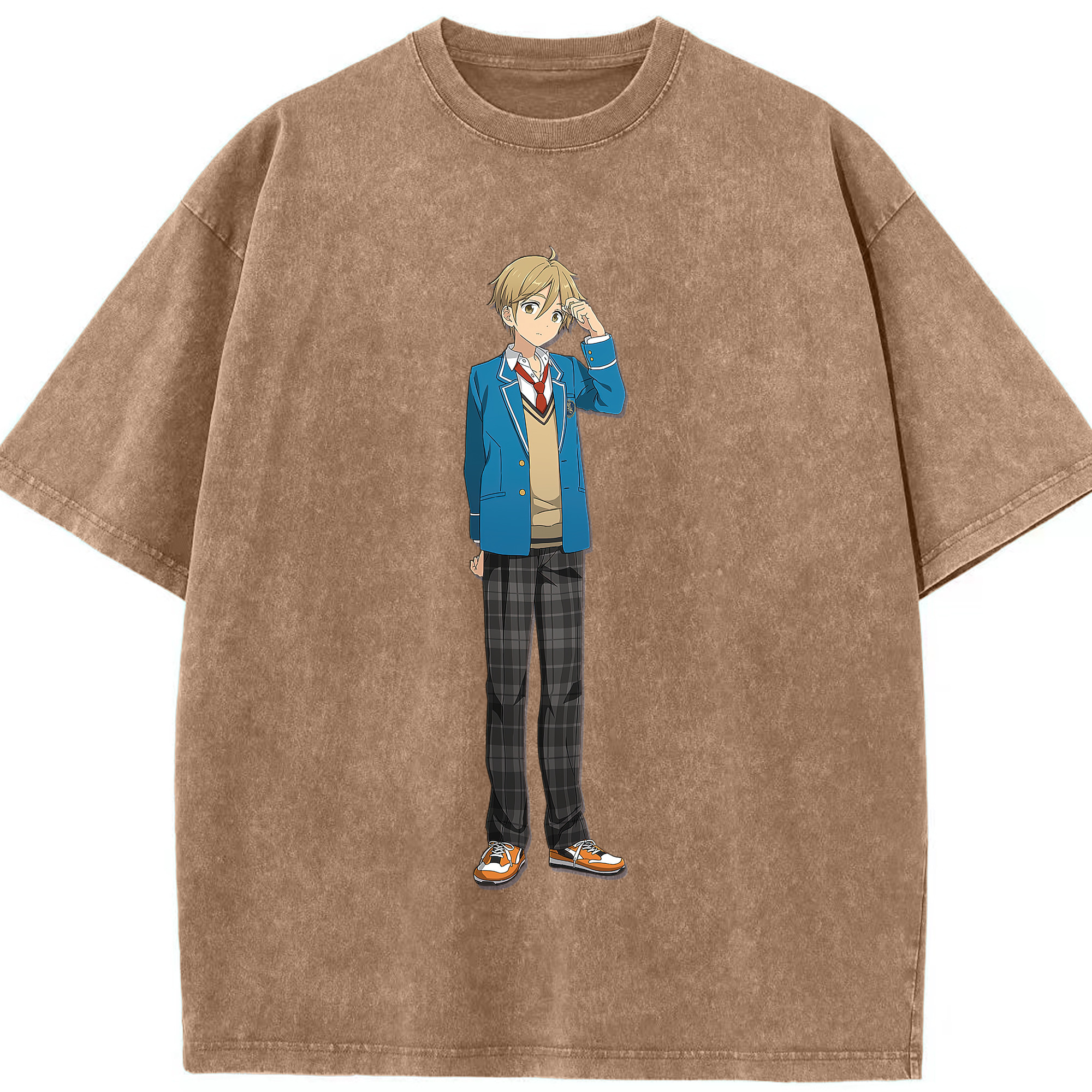 （画像用） あんさんぶるスターズ! Ensemble Stars 綿100% ヴィンテージ風 半袖Tシャツ（フロントプリント）