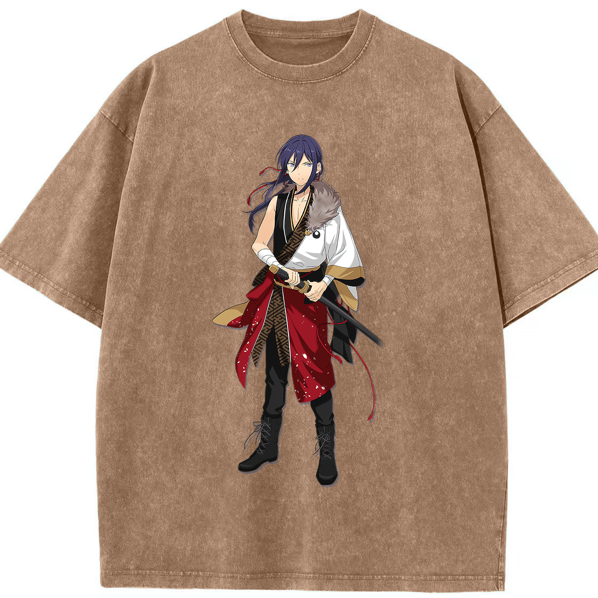 （画像用） あんさんぶるスターズ! Ensemble Stars 綿100% ヴィンテージ風 半袖Tシャツ（フロントプリント）