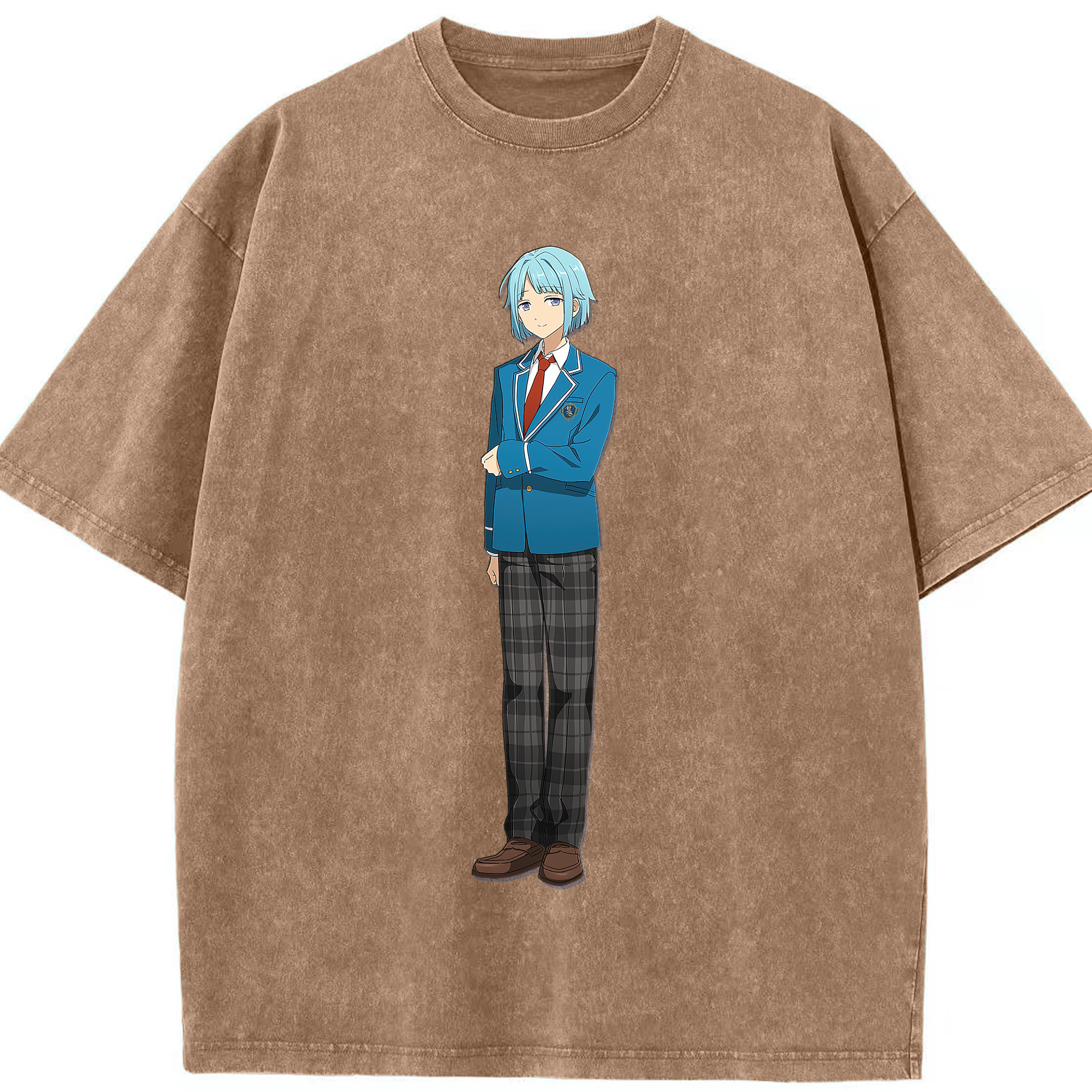 （画像用） あんさんぶるスターズ! Ensemble Stars 綿100% ヴィンテージ風 半袖Tシャツ（フロントプリント）