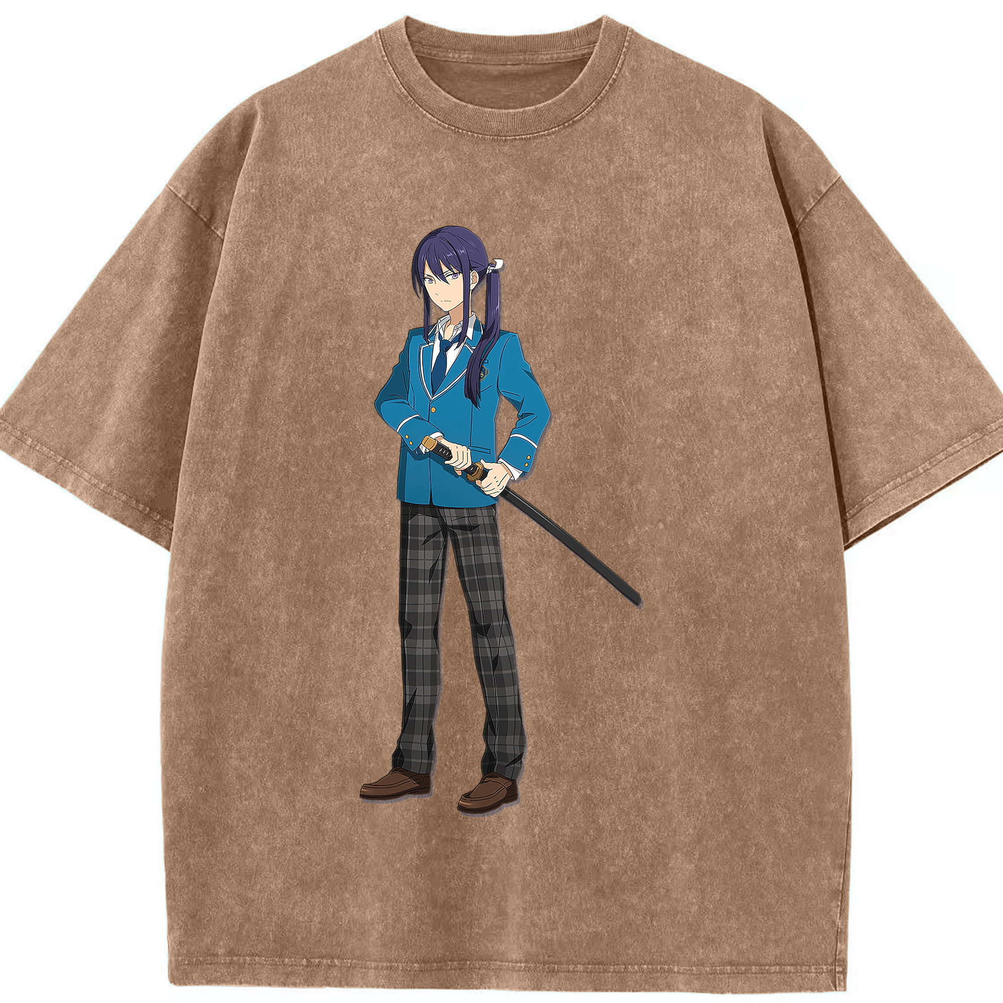 （画像用） あんさんぶるスターズ! Ensemble Stars 綿100% ヴィンテージ風 半袖Tシャツ（フロントプリント）