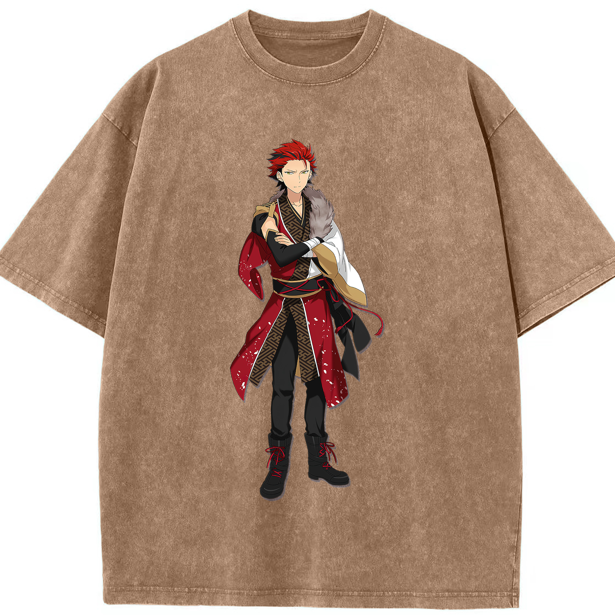 （画像用） あんさんぶるスターズ! Ensemble Stars 綿100% ヴィンテージ風 半袖Tシャツ（フロントプリント）