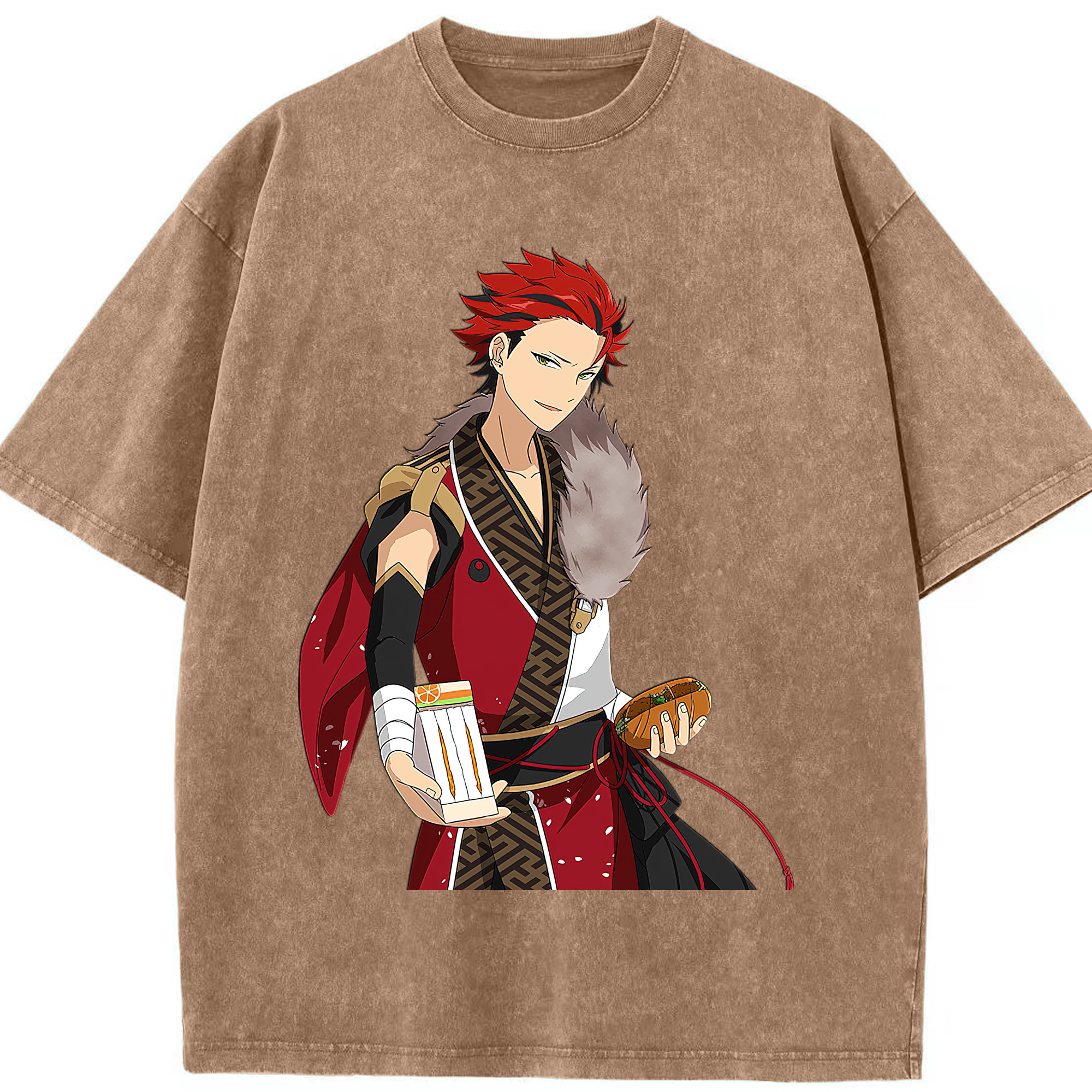 （画像用） あんさんぶるスターズ! Ensemble Stars 綿100% ヴィンテージ風 半袖Tシャツ（フロントプリント）