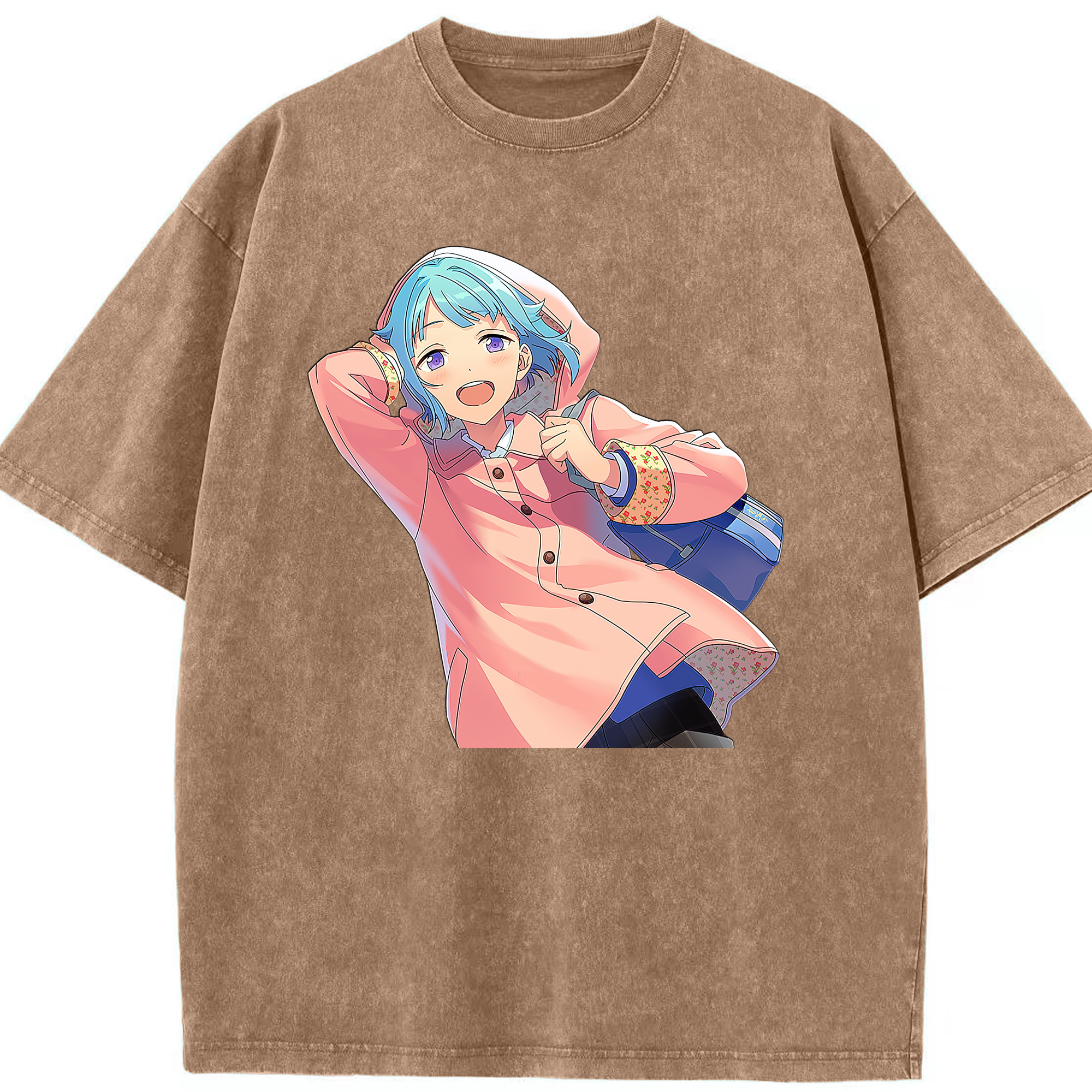 （画像用） あんさんぶるスターズ! Ensemble Stars 綿100% ヴィンテージ風 半袖Tシャツ（フロントプリント）