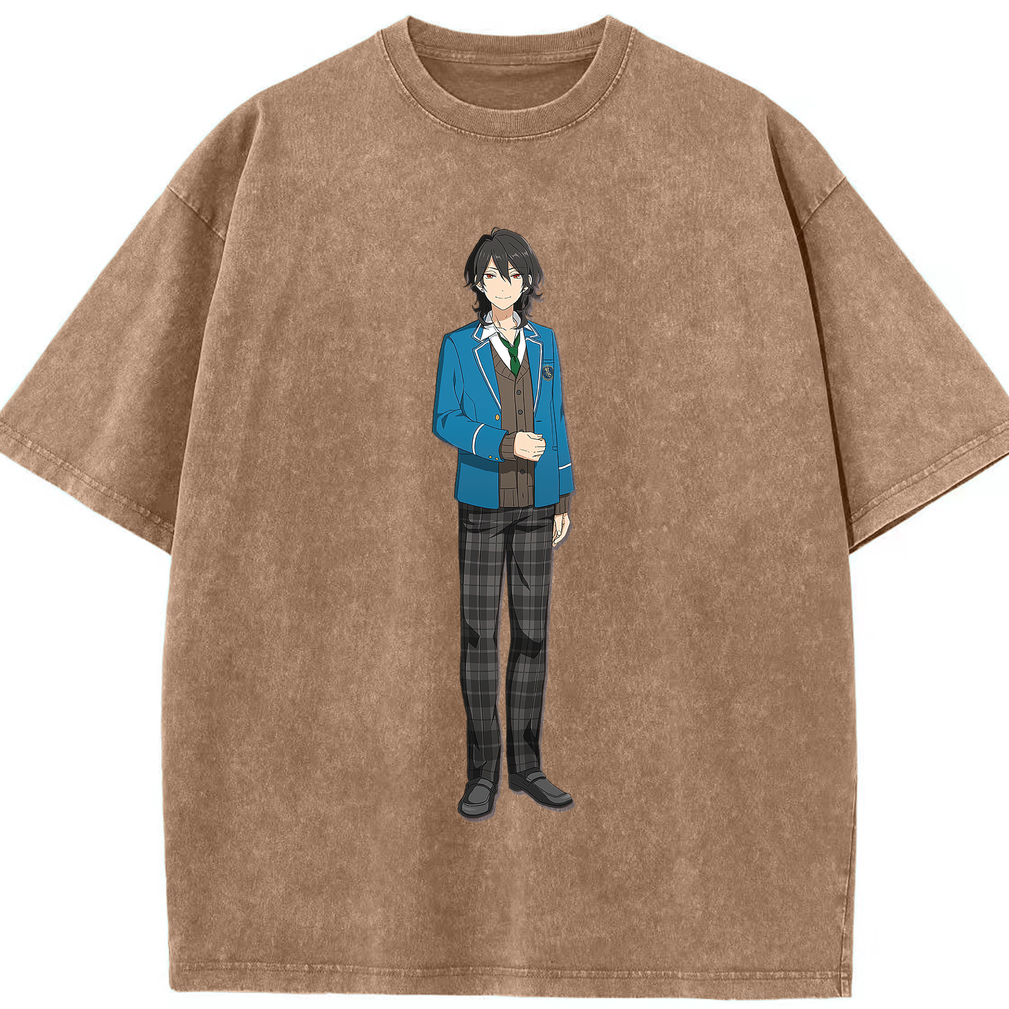 あんさんぶるスターズ! Ensemble Stars 綿100% ヴィンテージ風 半袖Tシャツ（フロントプリント）