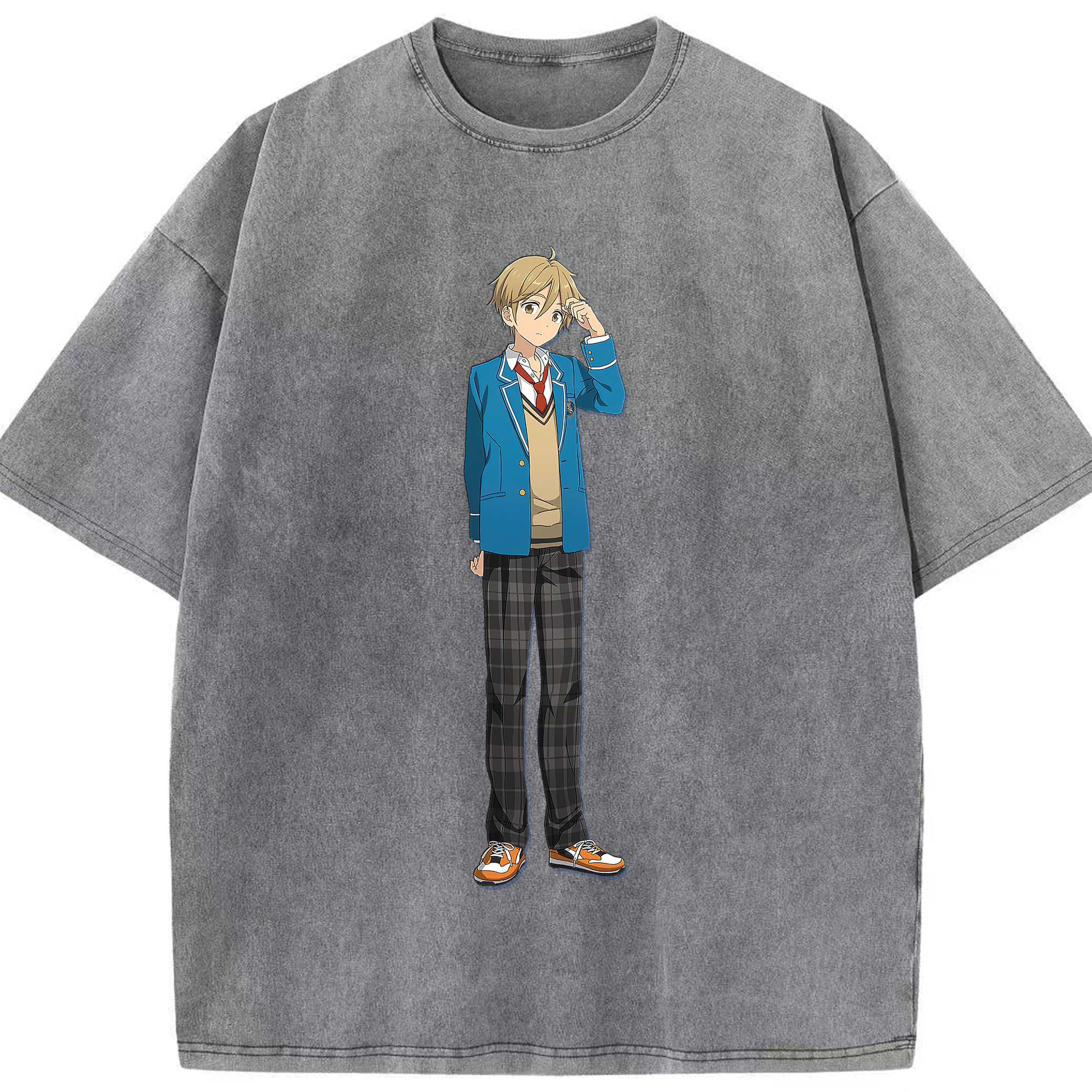 （画像用） あんさんぶるスターズ! Ensemble Stars 綿100% ヴィンテージ風 半袖Tシャツ（フロントプリント）