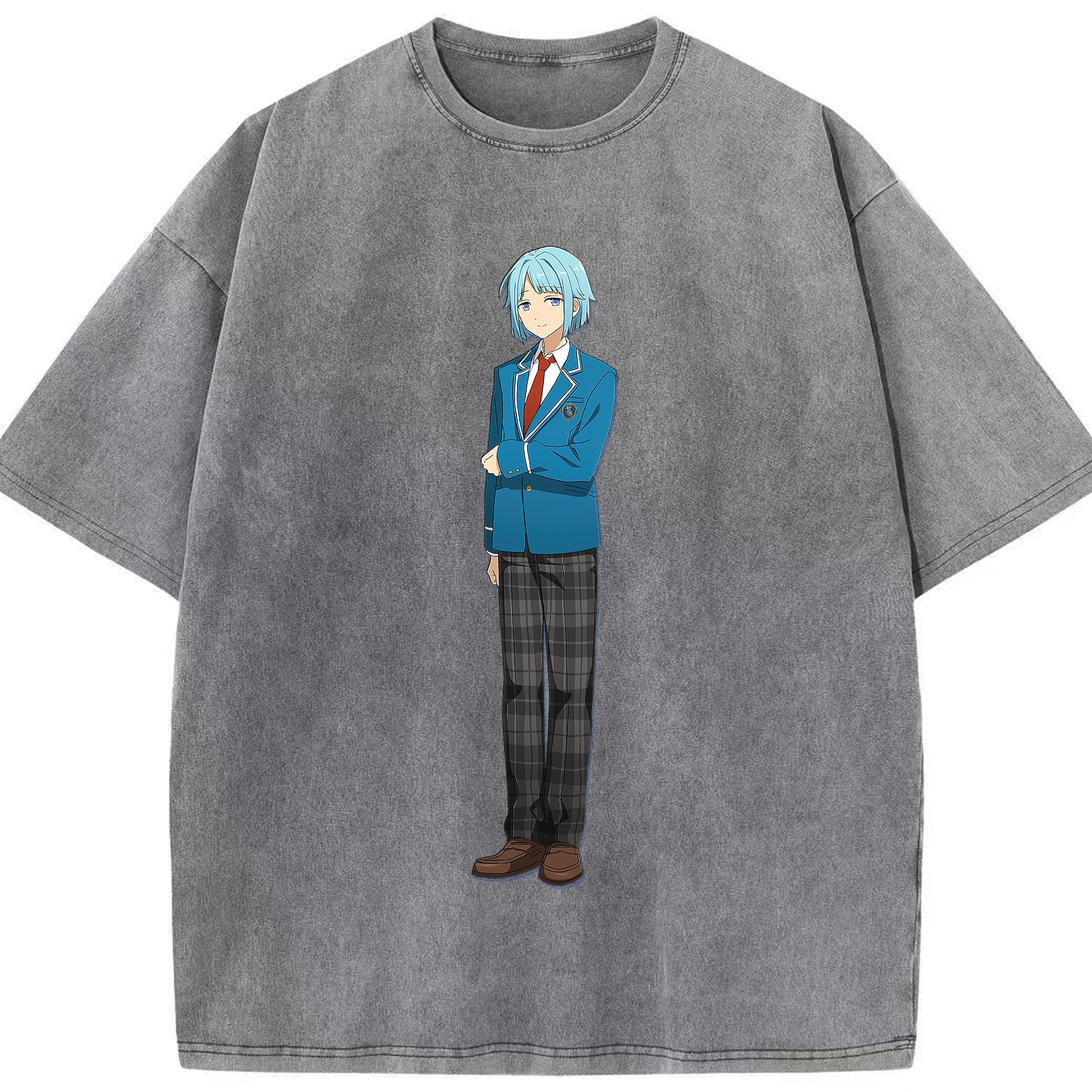 （画像用） あんさんぶるスターズ! Ensemble Stars 綿100% ヴィンテージ風 半袖Tシャツ（フロントプリント）