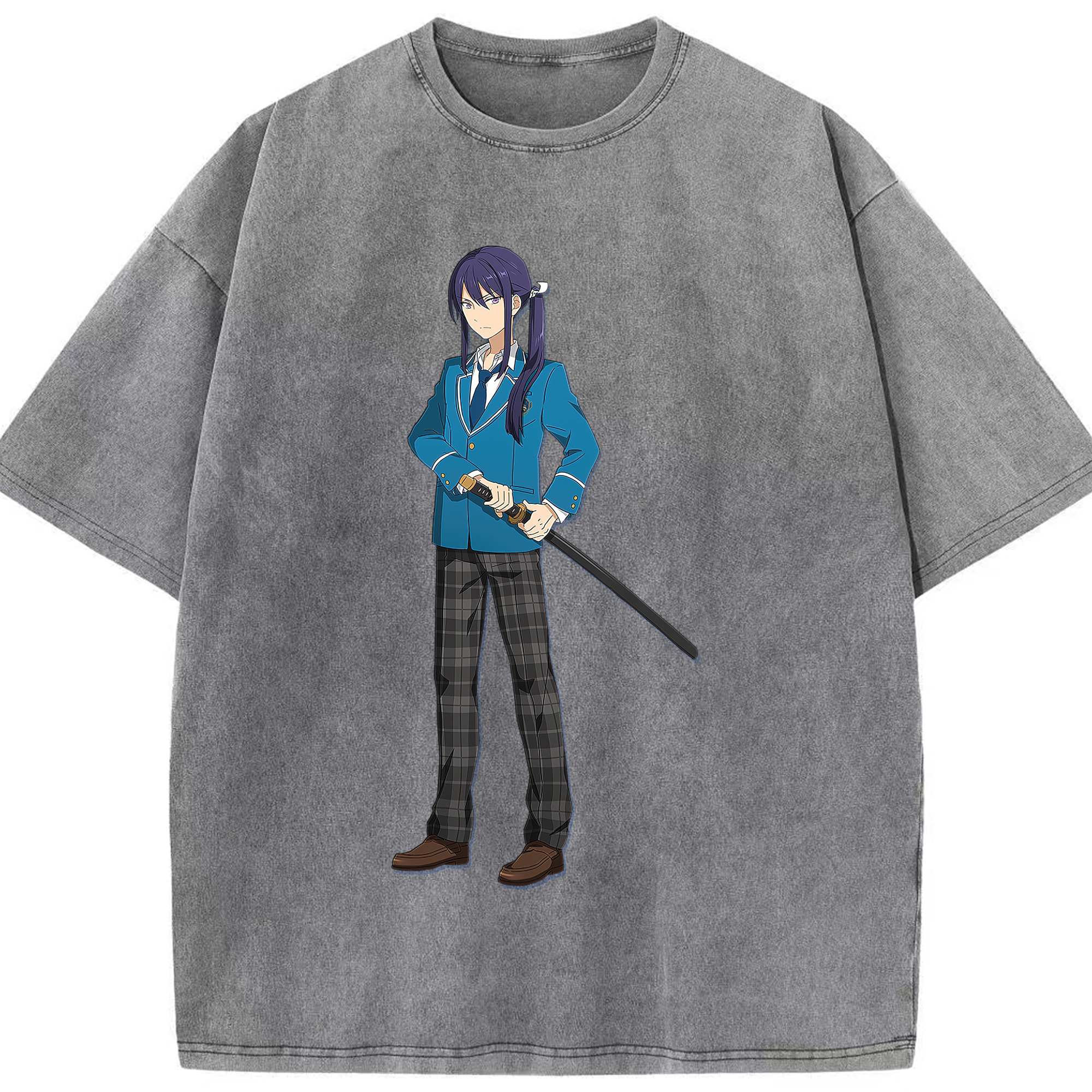 （画像用） あんさんぶるスターズ! Ensemble Stars 綿100% ヴィンテージ風 半袖Tシャツ（フロントプリント）