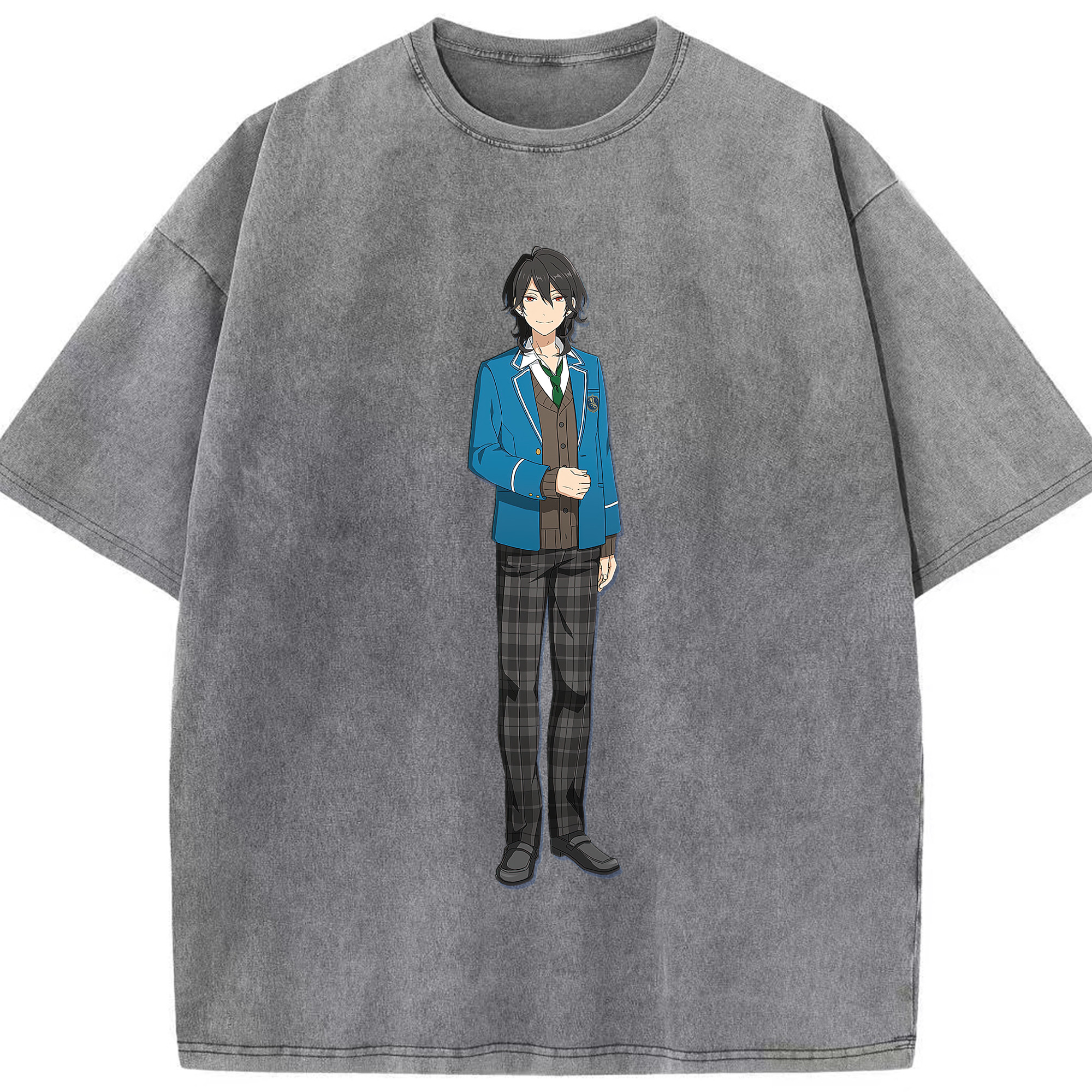 あんさんぶるスターズ! Ensemble Stars 綿100% ヴィンテージ風 半袖Tシャツ（フロントプリント）
