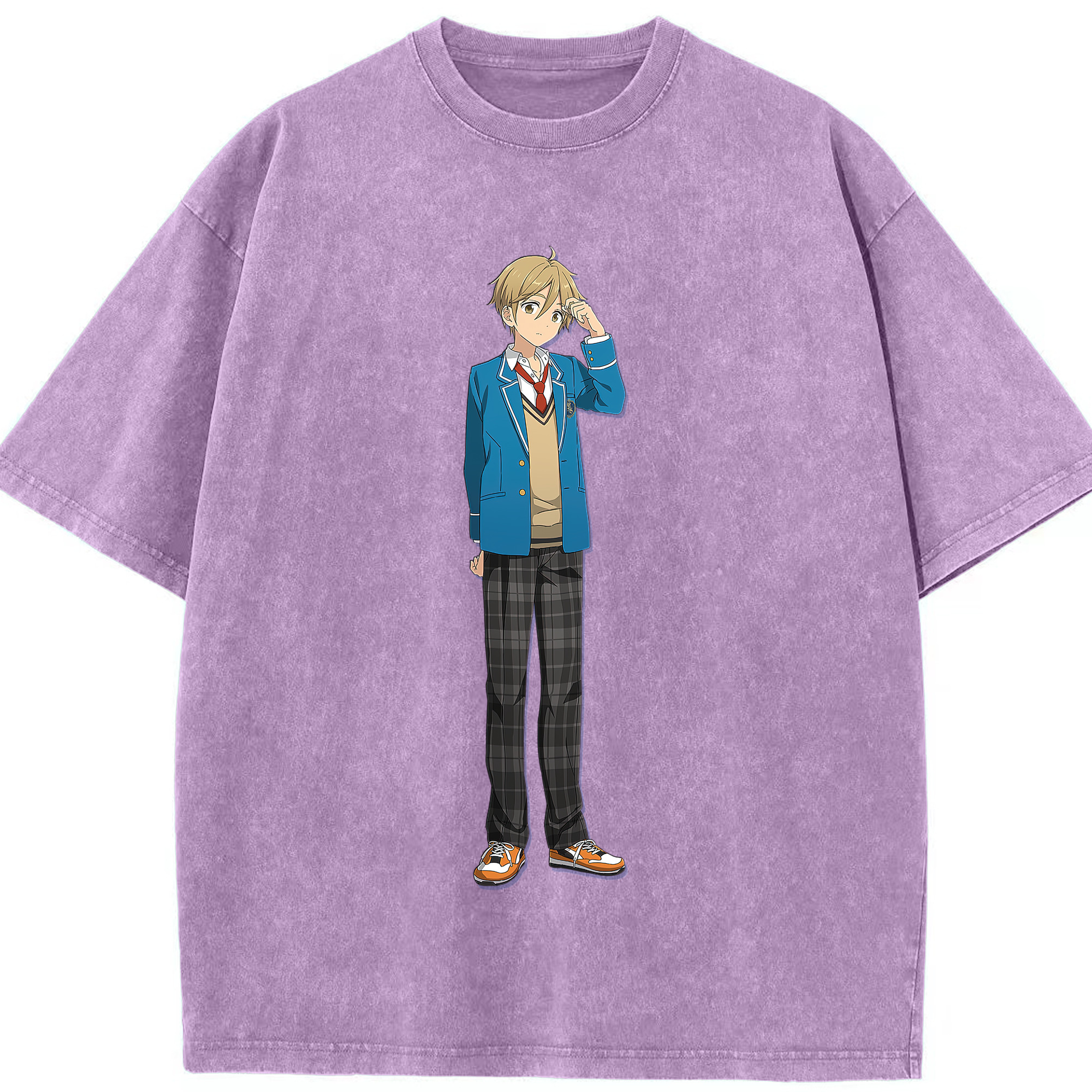 （画像用） あんさんぶるスターズ! Ensemble Stars 綿100% ヴィンテージ風 半袖Tシャツ（フロントプリント）