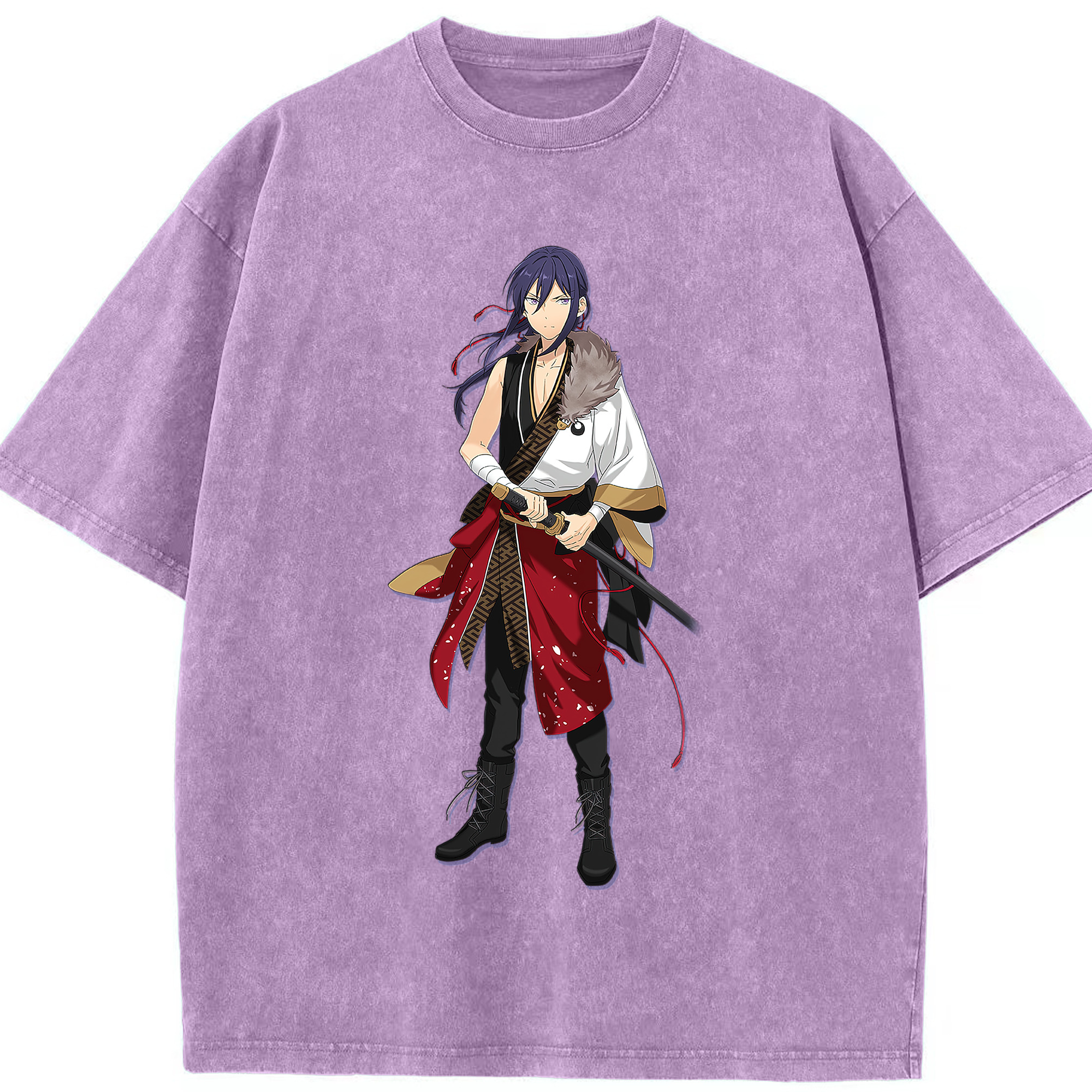 （画像用） あんさんぶるスターズ! Ensemble Stars 綿100% ヴィンテージ風 半袖Tシャツ（フロントプリント）