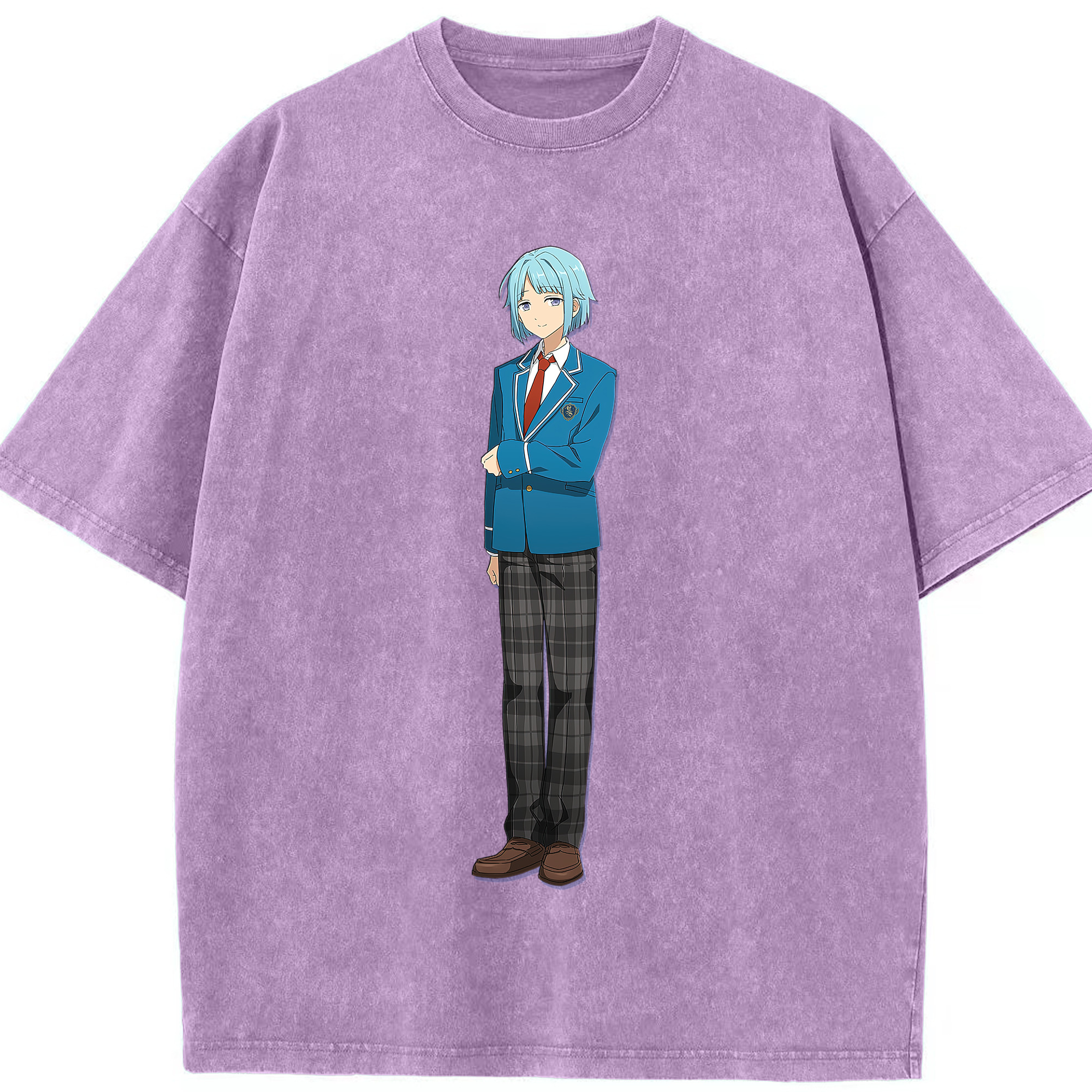 （画像用） あんさんぶるスターズ! Ensemble Stars 綿100% ヴィンテージ風 半袖Tシャツ（フロントプリント）