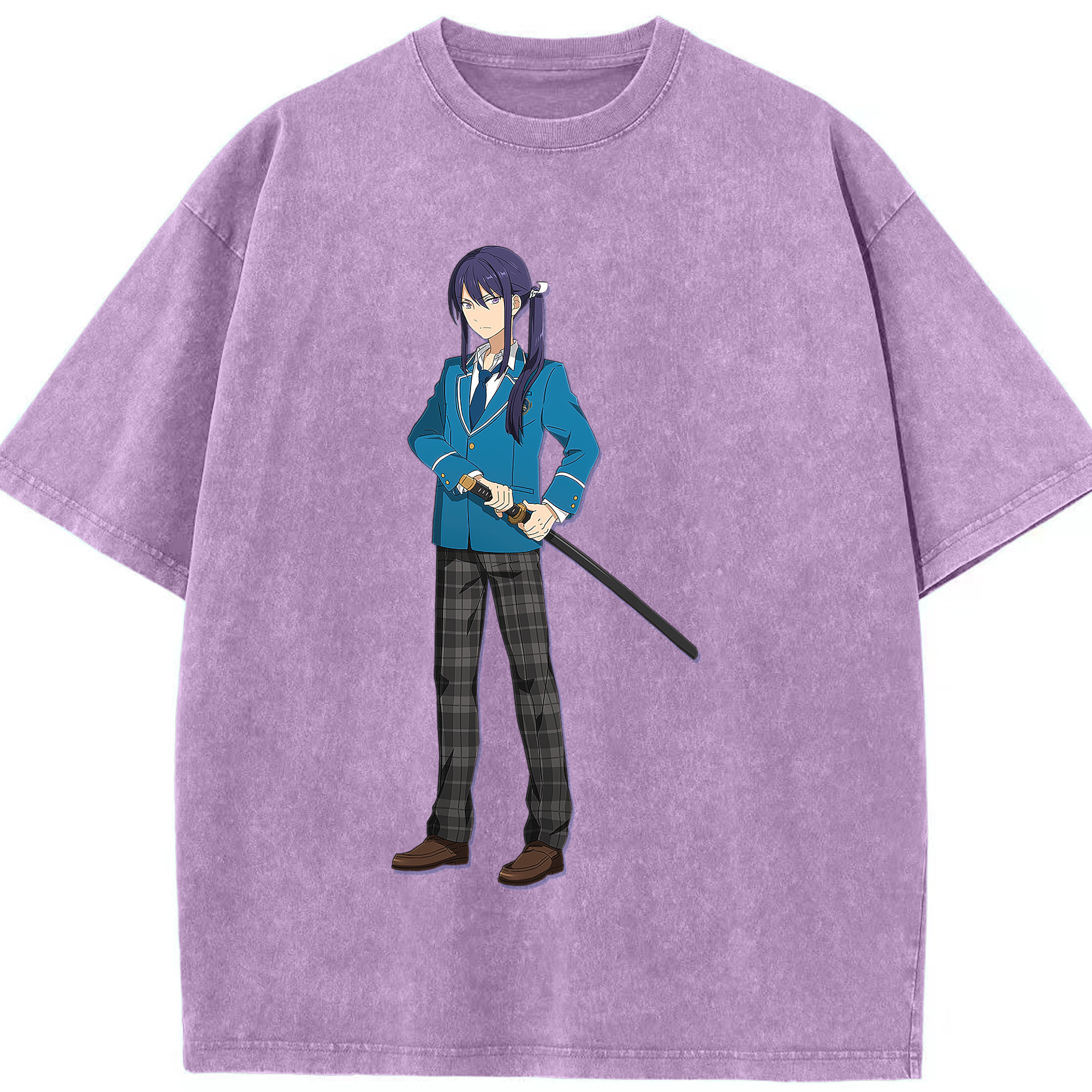 （画像用） あんさんぶるスターズ! Ensemble Stars 綿100% ヴィンテージ風 半袖Tシャツ（フロントプリント）