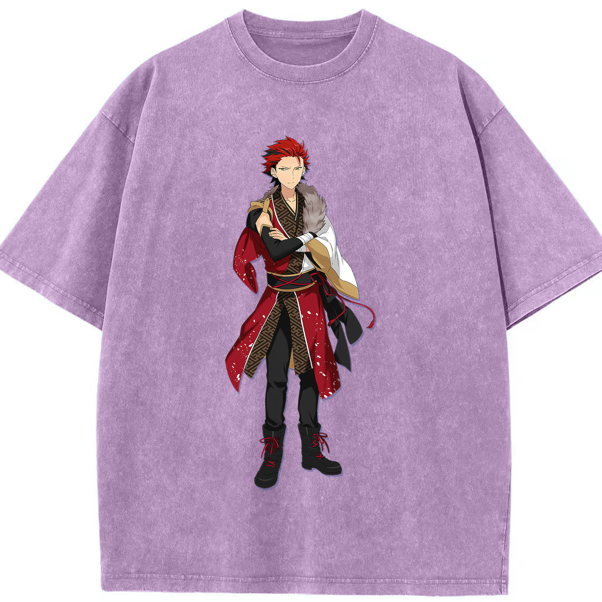 （画像用） あんさんぶるスターズ! Ensemble Stars 綿100% ヴィンテージ風 半袖Tシャツ（フロントプリント）