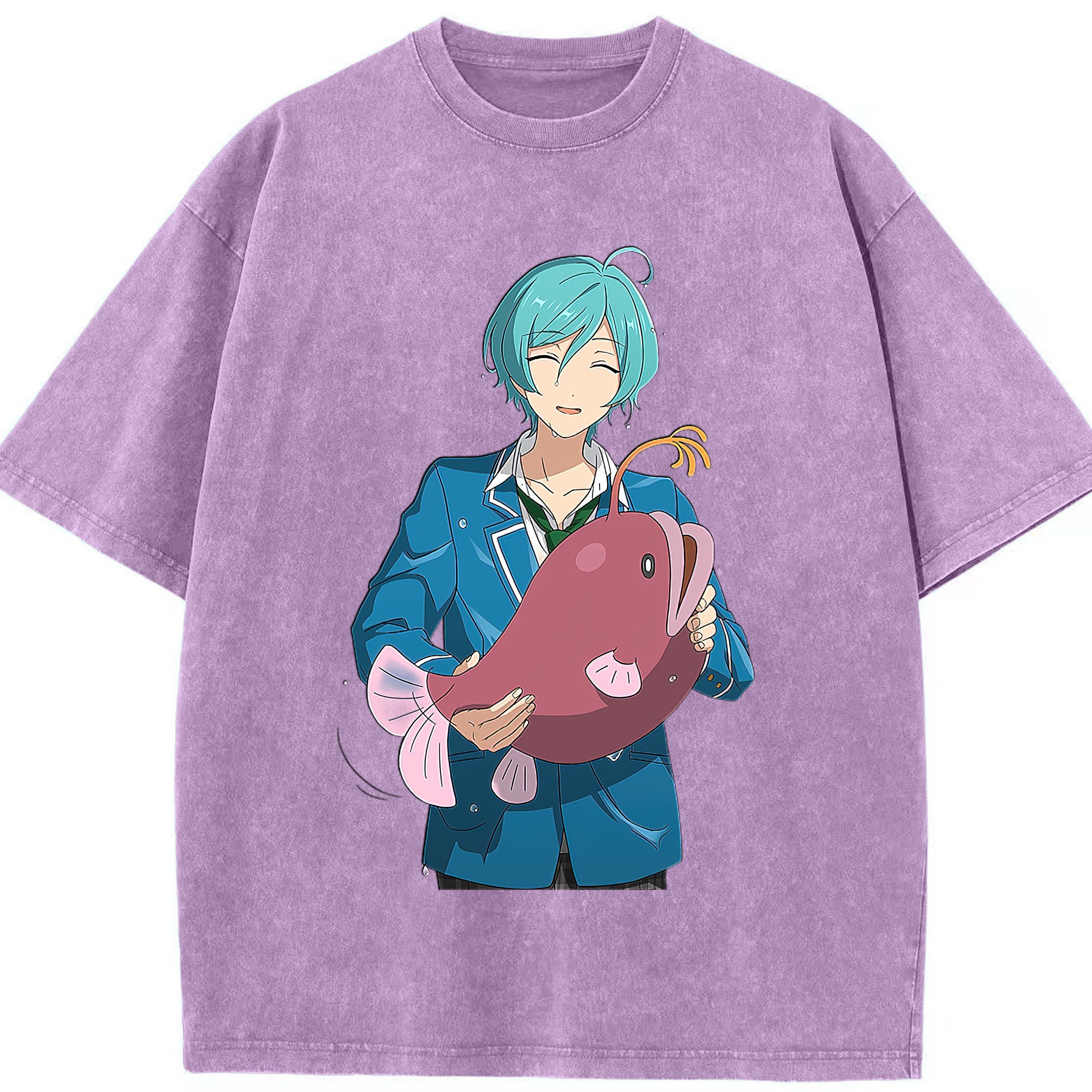 （画像用） あんさんぶるスターズ! Ensemble Stars 綿100% ヴィンテージ風 半袖Tシャツ（フロントプリント）