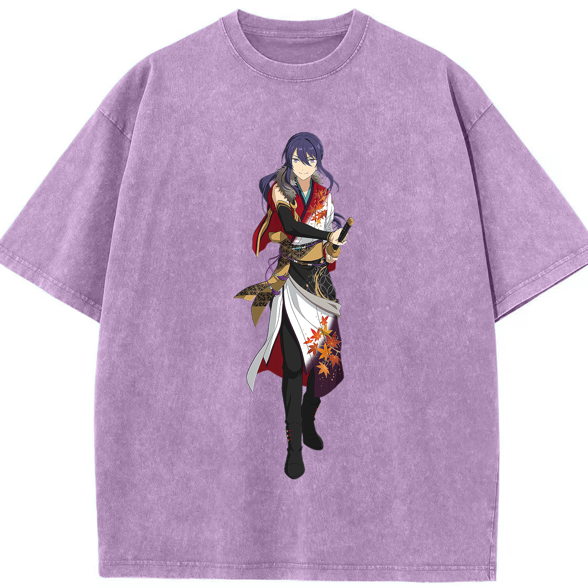 （画像用） あんさんぶるスターズ! Ensemble Stars 綿100% ヴィンテージ風 半袖Tシャツ（フロントプリント）