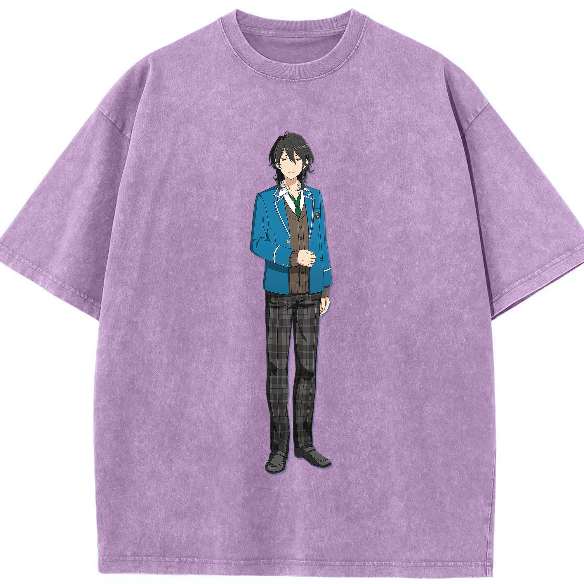 あんさんぶるスターズ! Ensemble Stars 綿100% ヴィンテージ風 半袖Tシャツ（フロントプリント）