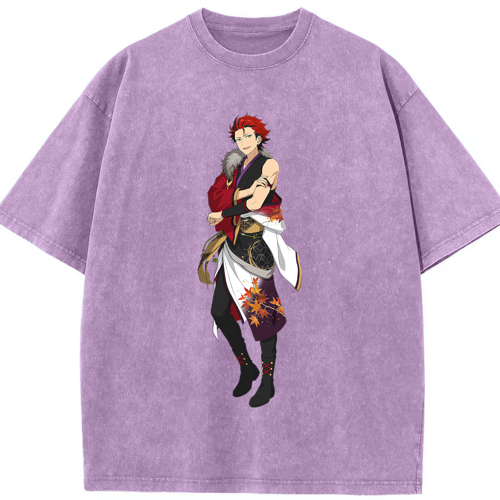 （画像用） あんさんぶるスターズ! Ensemble Stars 綿100% ヴィンテージ風 半袖Tシャツ（フロントプリント）