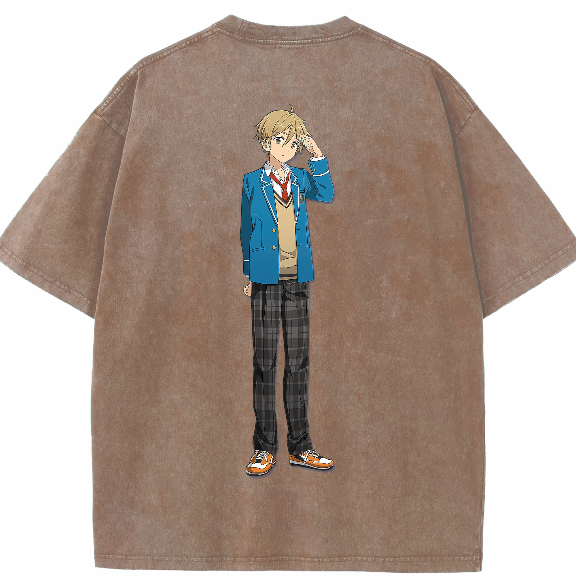 （画像用） あんさんぶるスターズ! Ensemble Stars 綿100% ヴィンテージ風 半袖Tシャツ（背面プリント）
