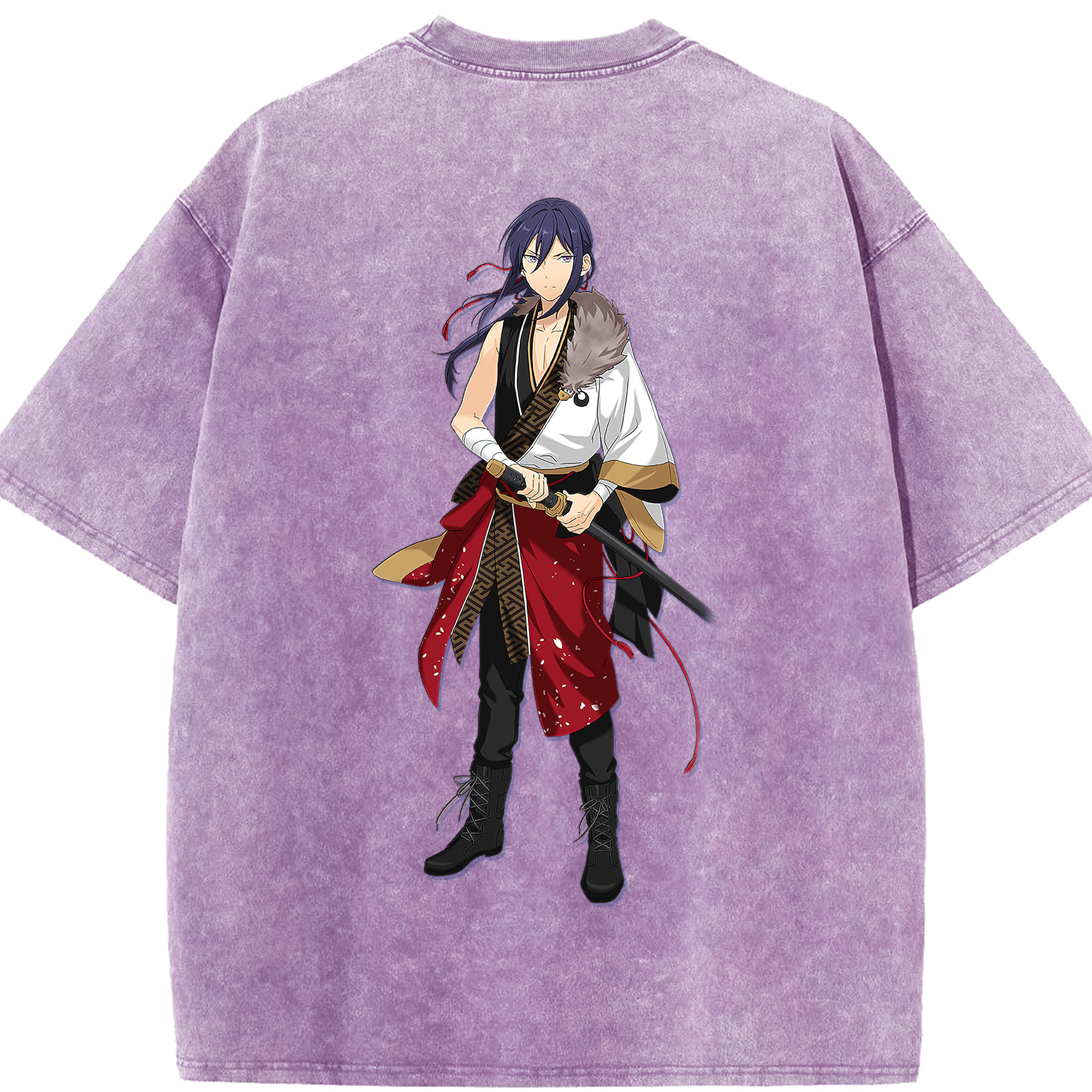 （画像用） あんさんぶるスターズ! Ensemble Stars 綿100% ヴィンテージ風 半袖Tシャツ（背面プリント）