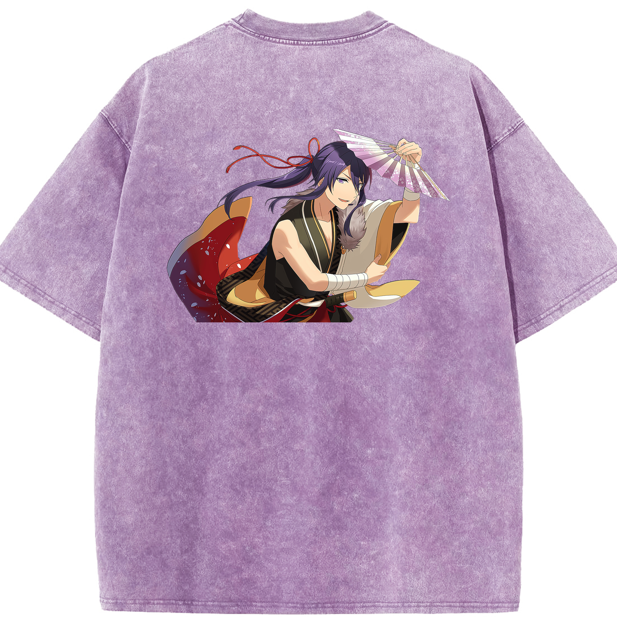 （画像用） あんさんぶるスターズ! Ensemble Stars 綿100% ヴィンテージ風 半袖Tシャツ（背面プリント）
