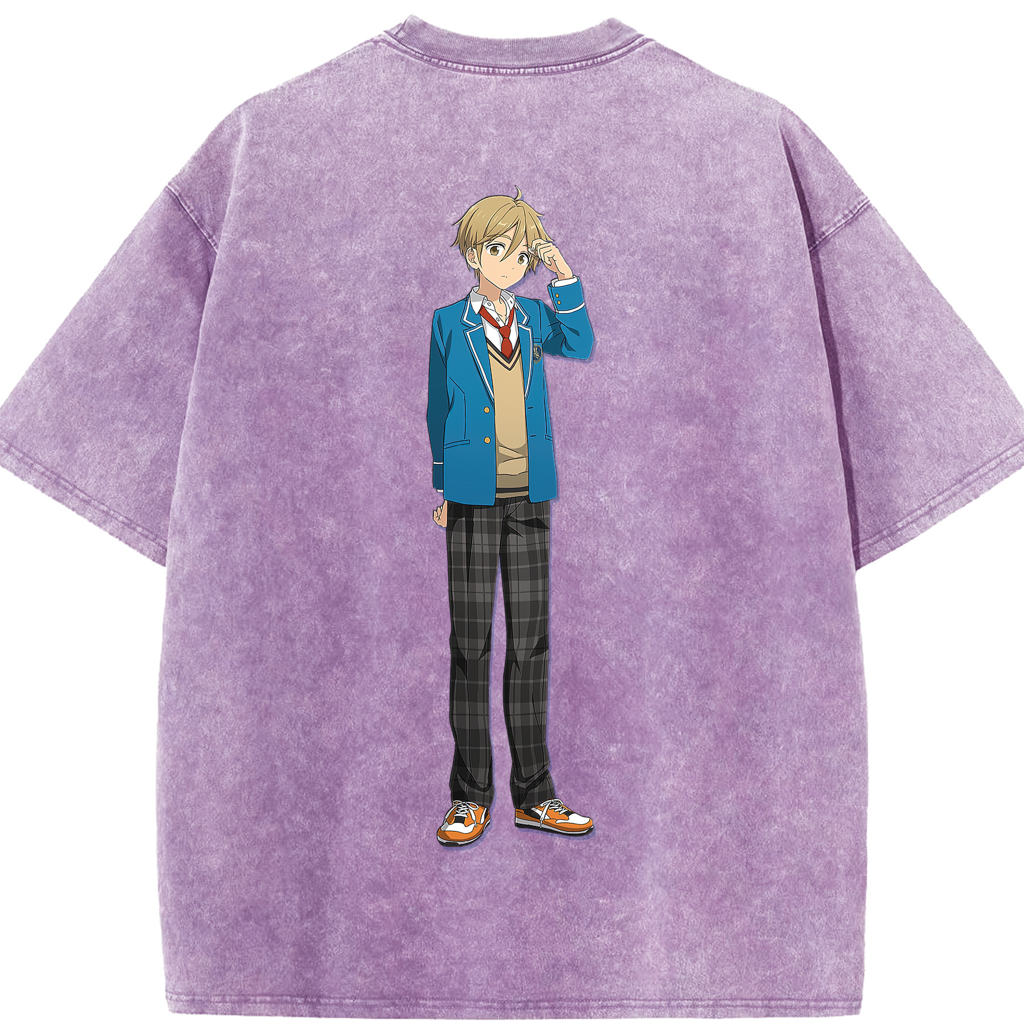 （画像用） あんさんぶるスターズ! Ensemble Stars 綿100% ヴィンテージ風 半袖Tシャツ（背面プリント）