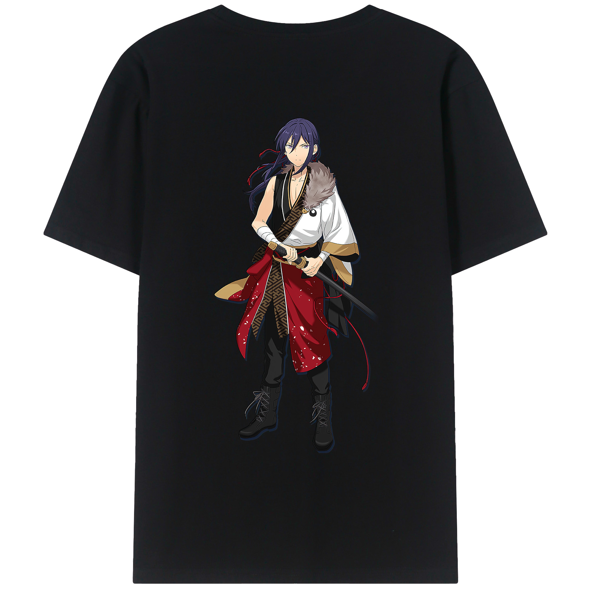 （画像用） あんさんぶるスターズ! Ensemble Stars 綿100％ メンズ半袖Tシャツ（バックプリント） 通気性