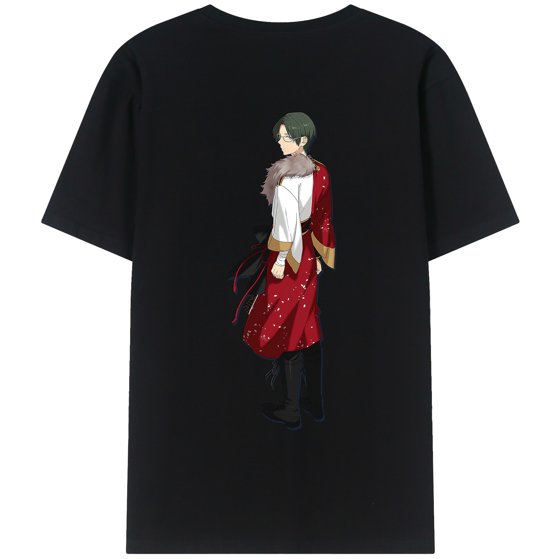 （画像用） あんさんぶるスターズ! Ensemble Stars 綿100％ メンズ半袖Tシャツ（バックプリント） 通気性