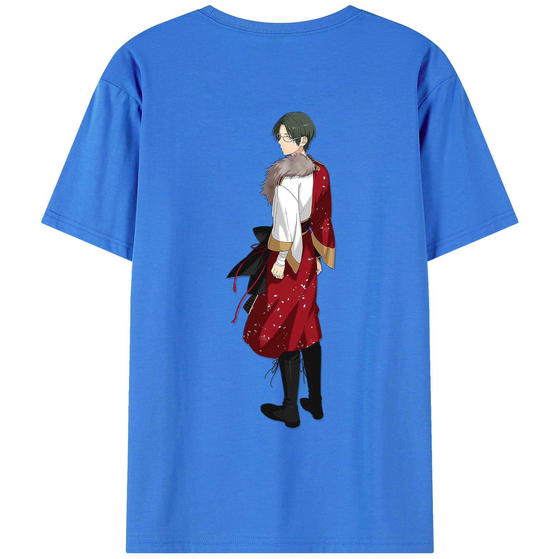 （画像用） あんさんぶるスターズ! Ensemble Stars 綿100％ メンズ半袖Tシャツ（バックプリント） 通気性