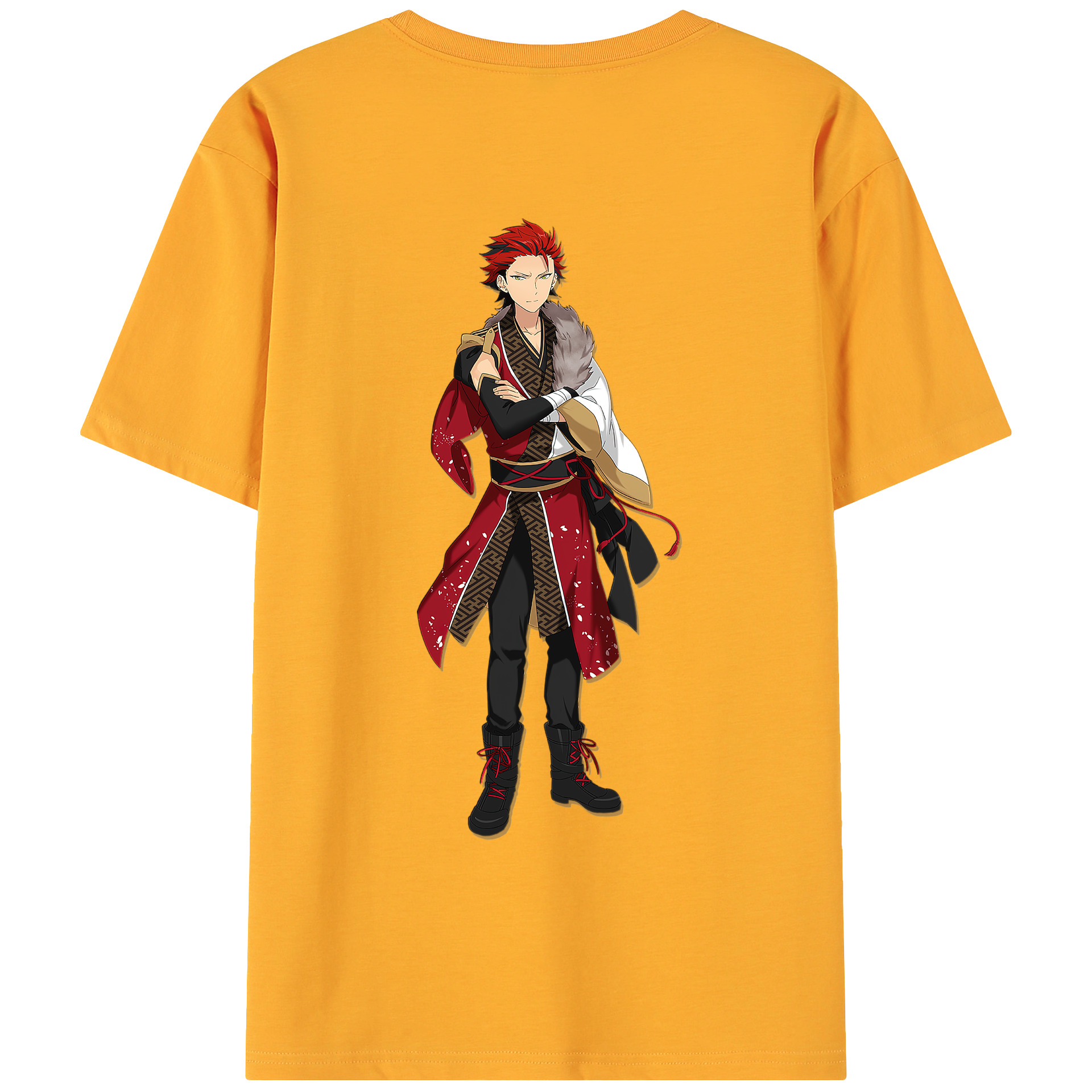 （画像用） あんさんぶるスターズ! Ensemble Stars 綿100％ メンズ半袖Tシャツ（バックプリント） 通気性