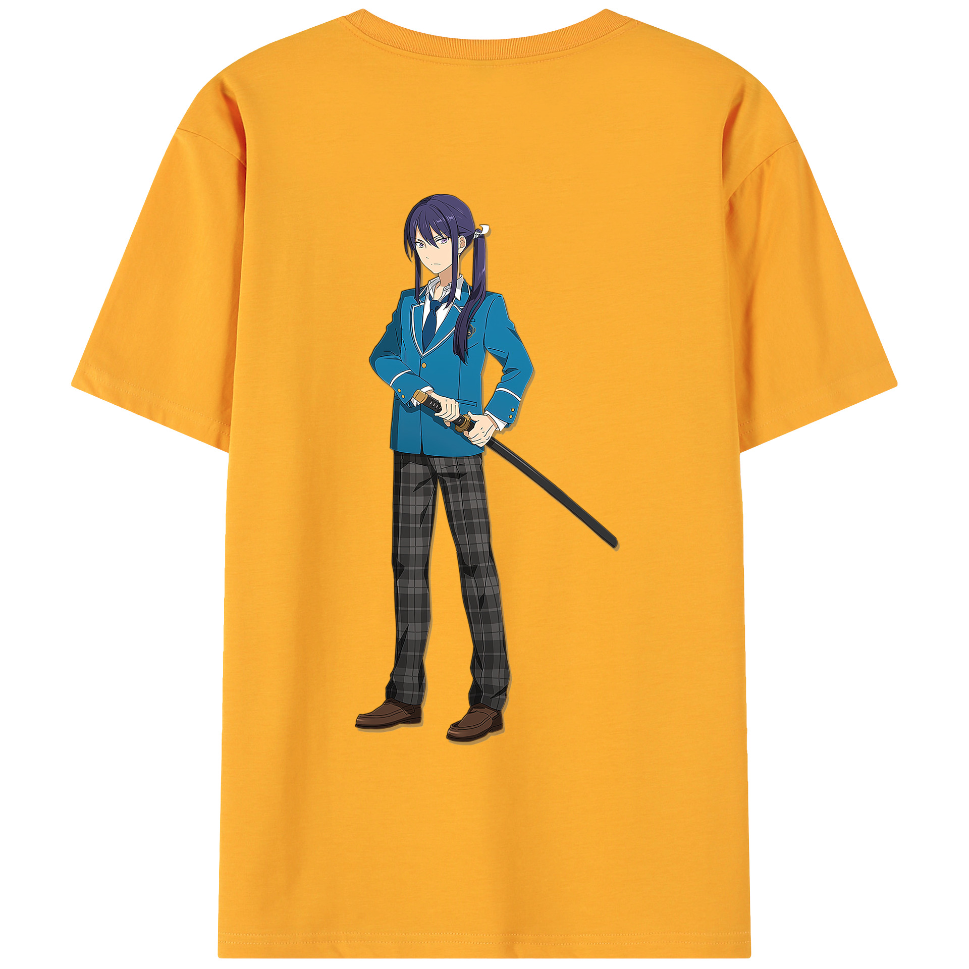 （画像用） あんさんぶるスターズ! Ensemble Stars 綿100％ メンズ半袖Tシャツ（バックプリント） 通気性