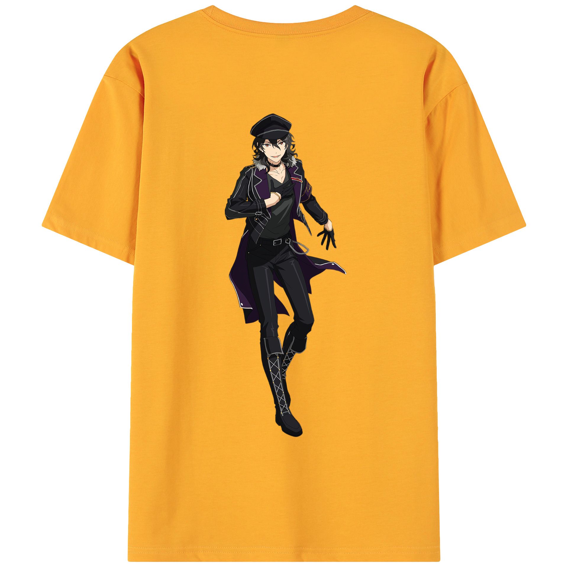 （画像用） あんさんぶるスターズ! Ensemble Stars 綿100％ メンズ半袖Tシャツ（バックプリント） 通気性