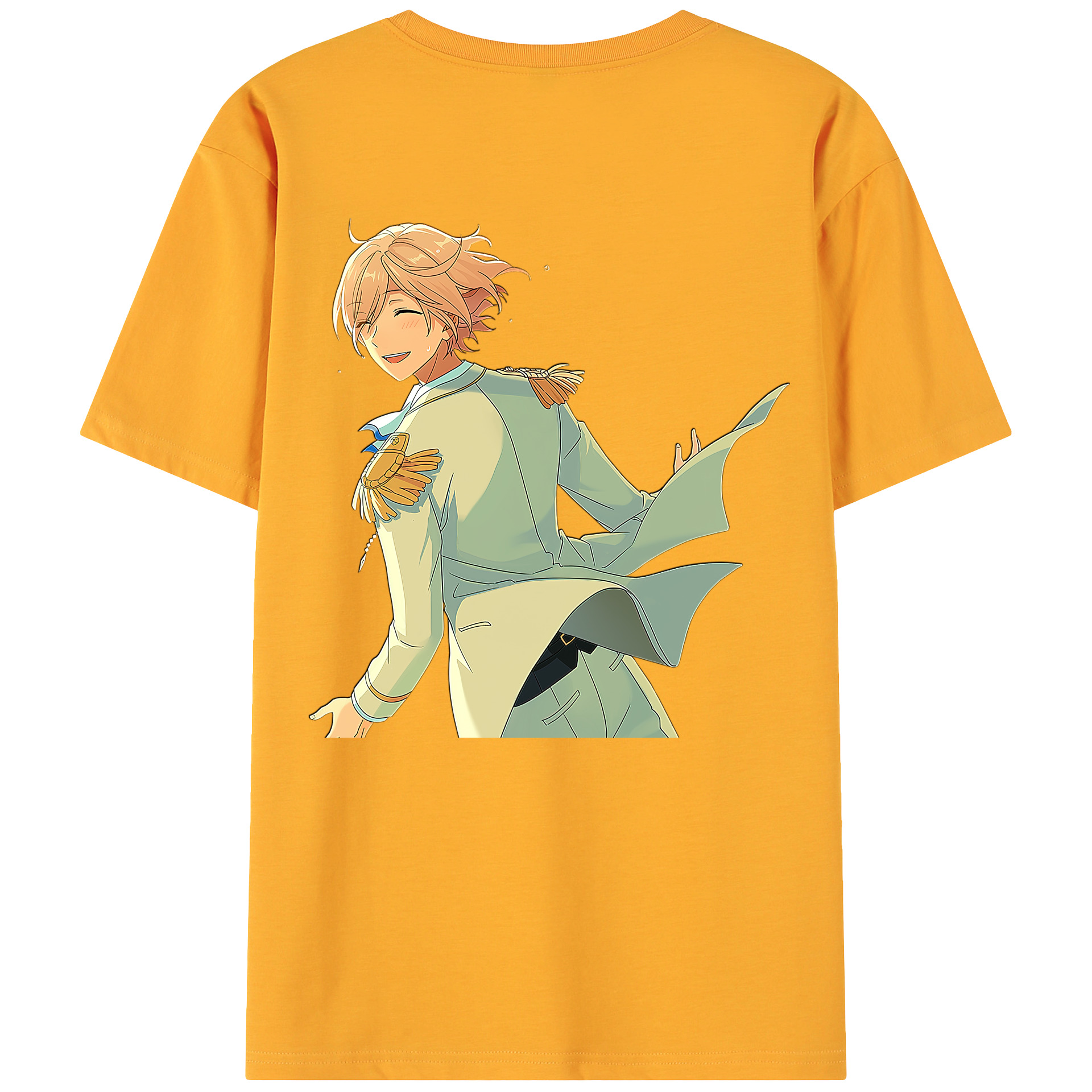 （画像用） あんさんぶるスターズ! Ensemble Stars 綿100％ メンズ半袖Tシャツ（バックプリント） 通気性