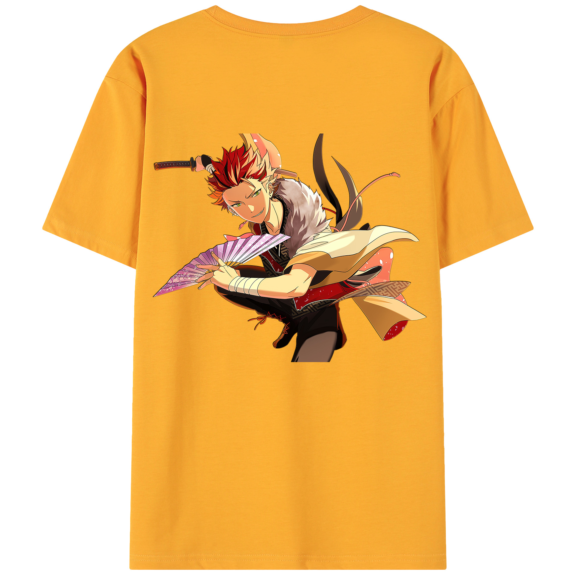 （画像用） あんさんぶるスターズ! Ensemble Stars 綿100％ メンズ半袖Tシャツ（バックプリント） 通気性