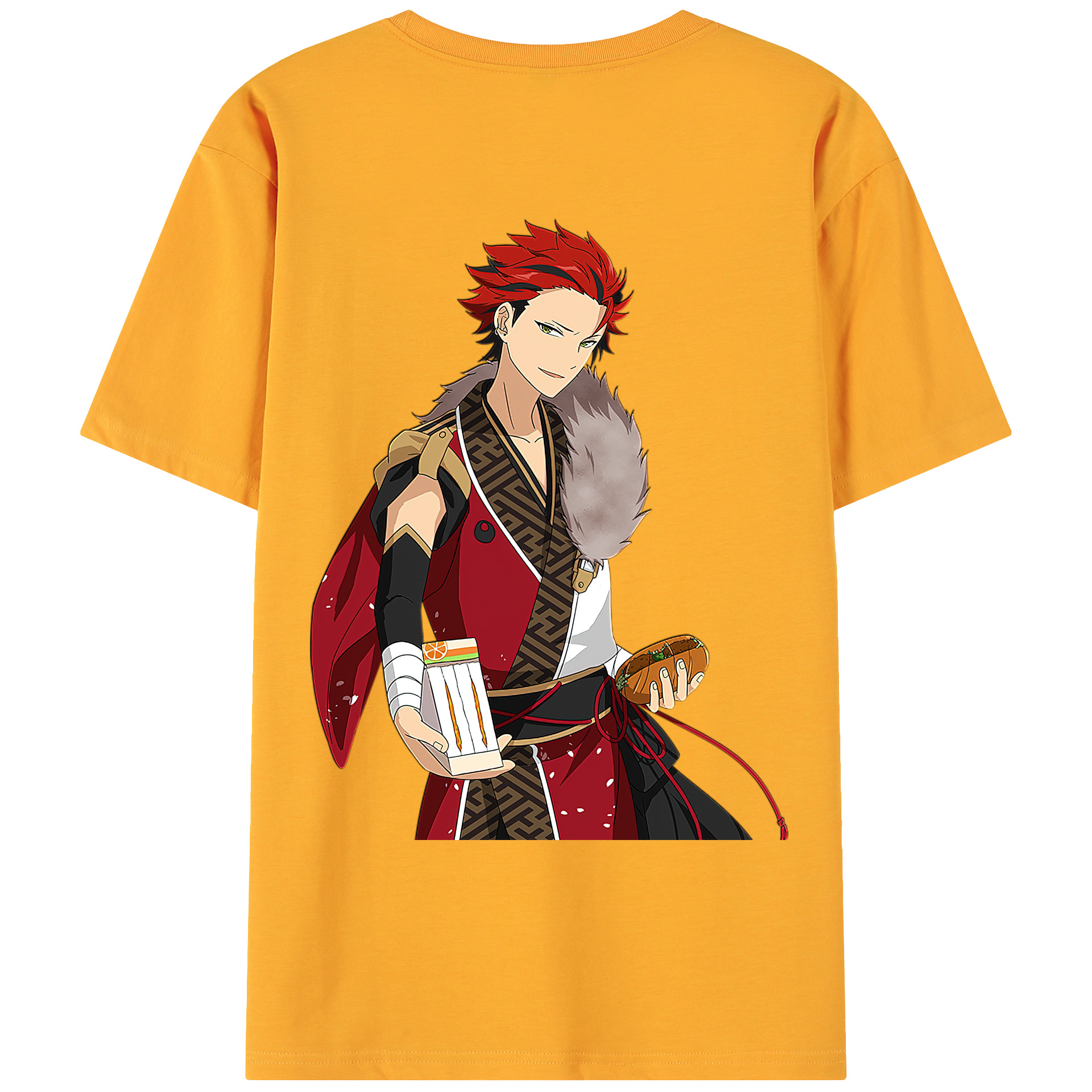 （画像用） あんさんぶるスターズ! Ensemble Stars 綿100％ メンズ半袖Tシャツ（バックプリント） 通気性