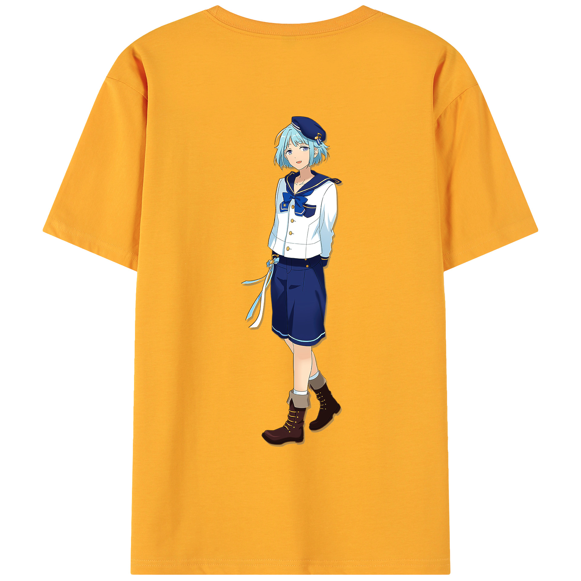 （画像用） あんさんぶるスターズ! Ensemble Stars 綿100％ メンズ半袖Tシャツ（バックプリント） 通気性