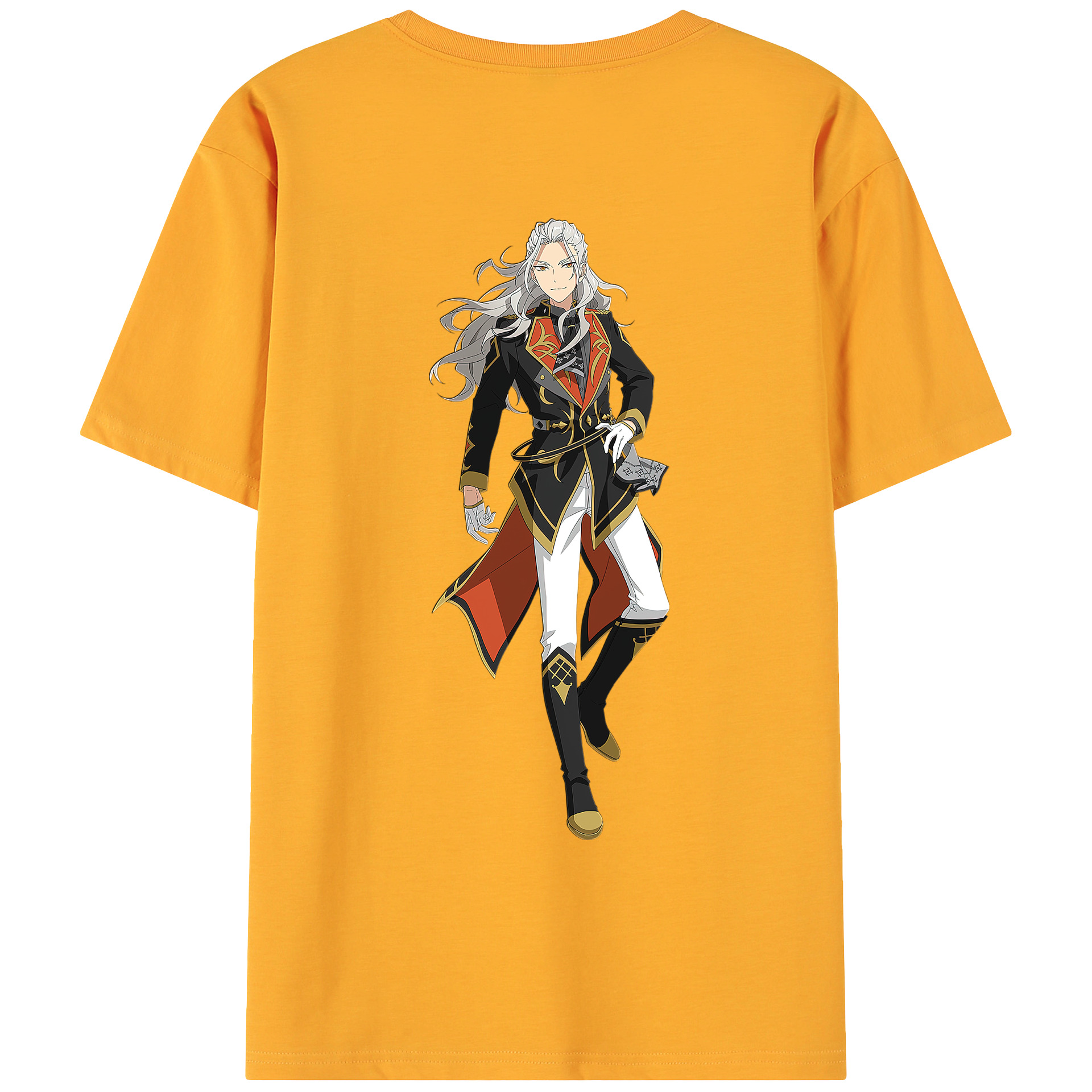 （画像用） あんさんぶるスターズ! Ensemble Stars 綿100％ メンズ半袖Tシャツ（バックプリント） 通気性