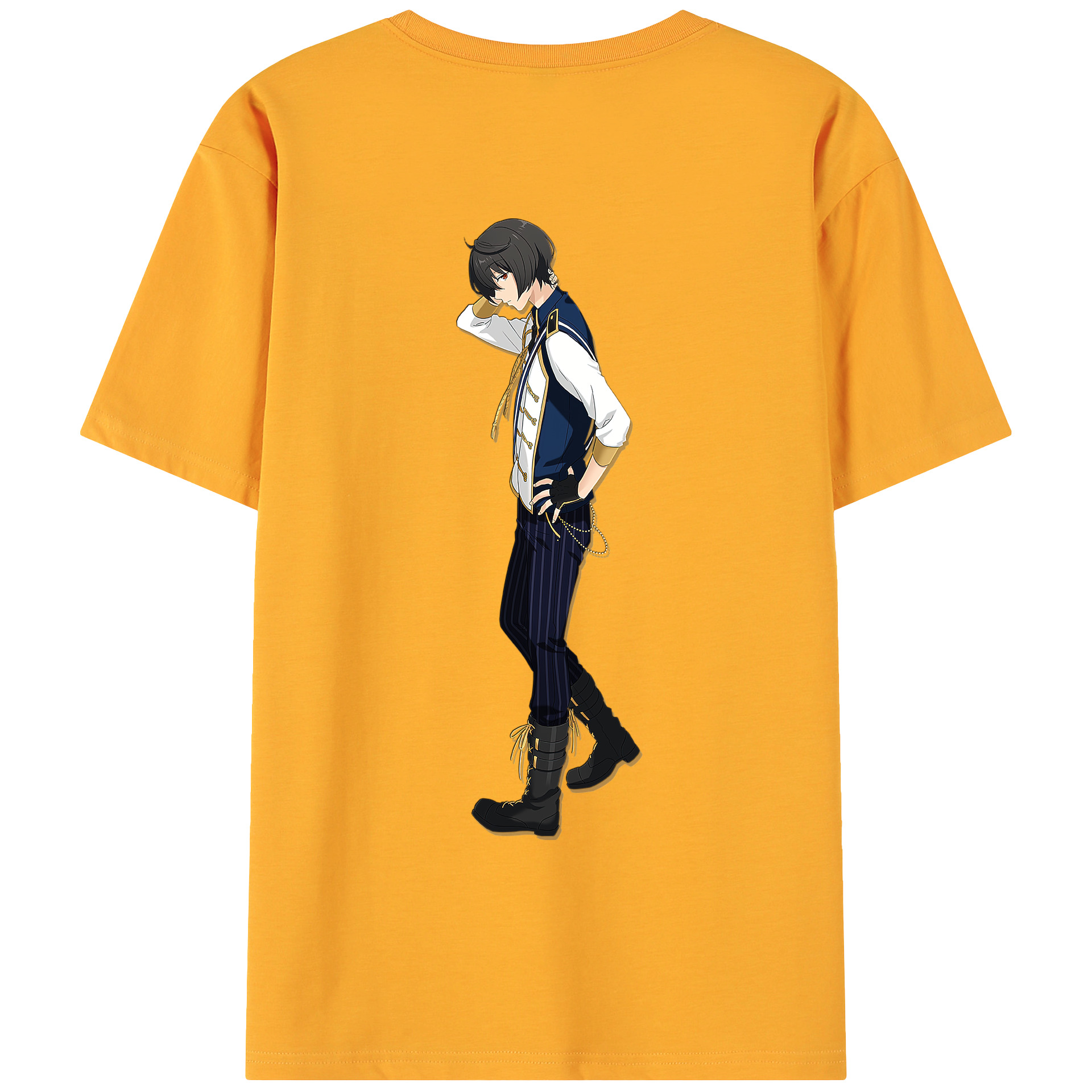 あんさんぶるスターズ! Ensemble Stars 綿100％ メンズ半袖Tシャツ（バックプリント） 通気性