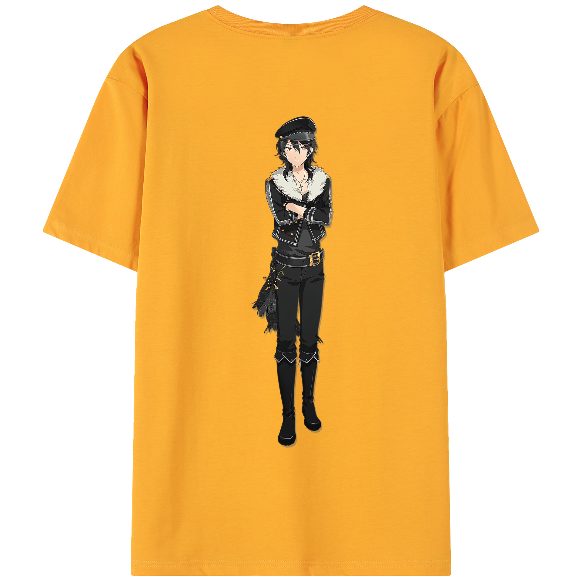 （画像用） あんさんぶるスターズ! Ensemble Stars 綿100％ メンズ半袖Tシャツ（バックプリント） 通気性